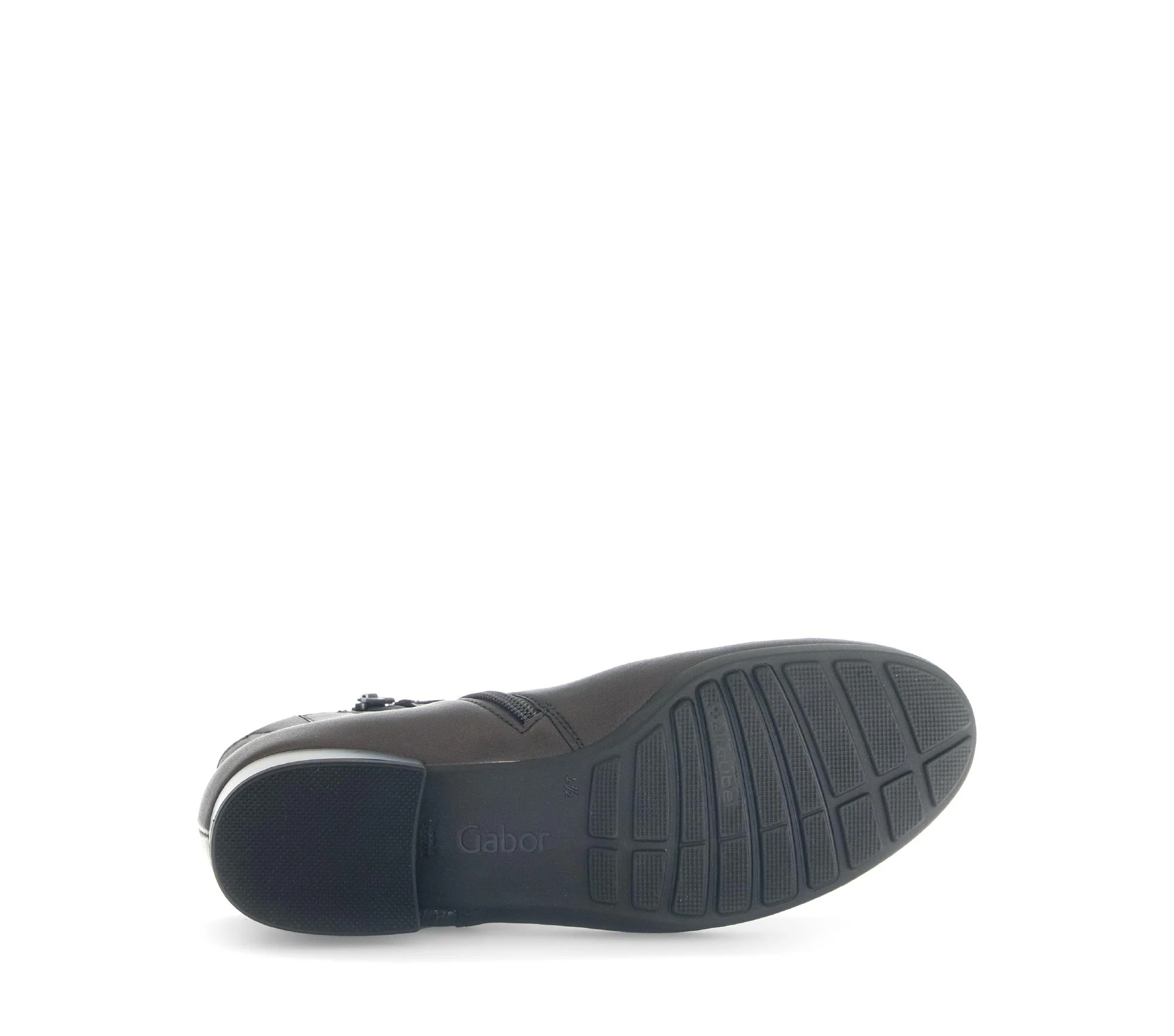 Bottines marron en cuir lisse - Image 7
