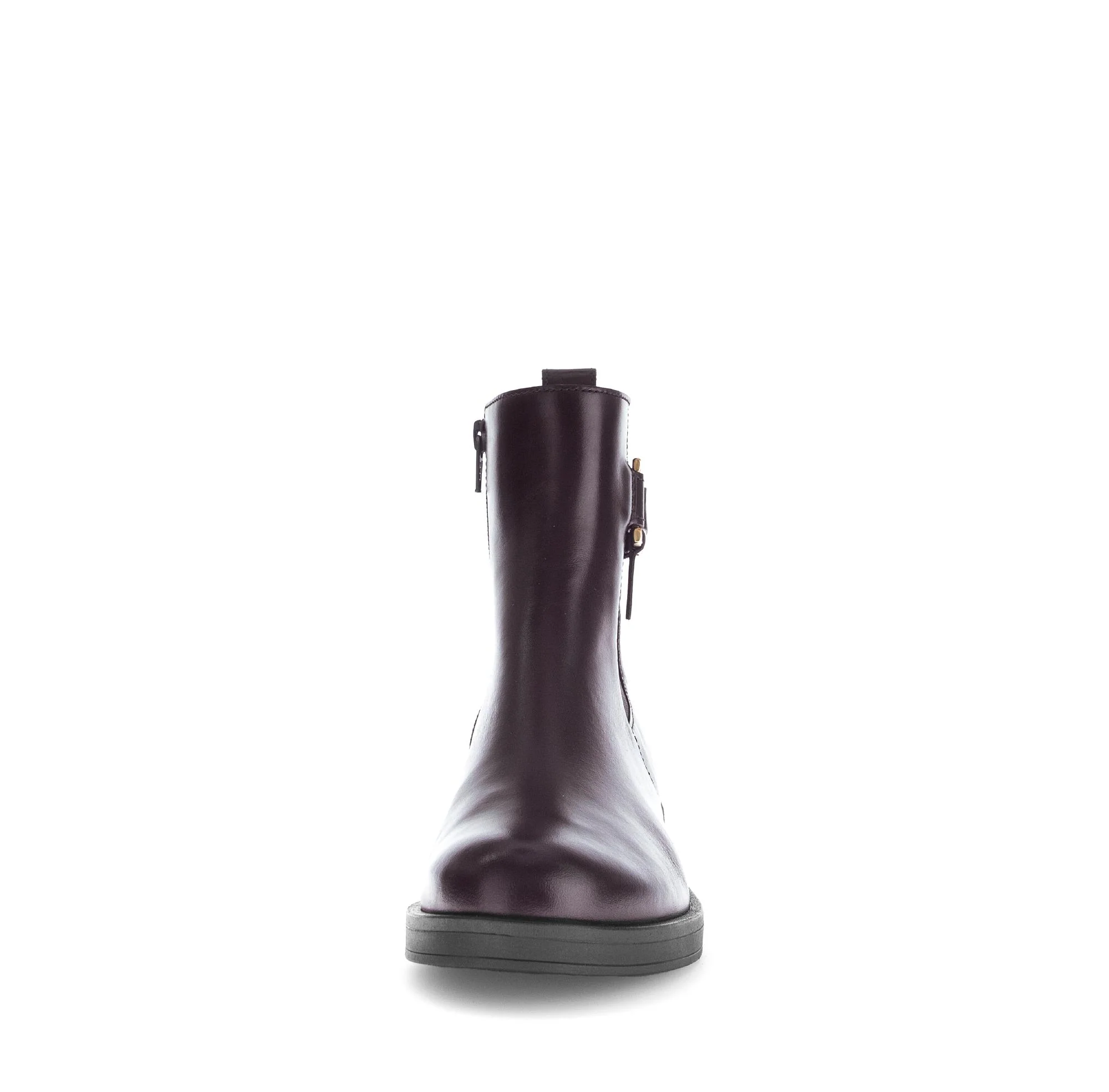 Bottines marron en cuir lisse - Image 5