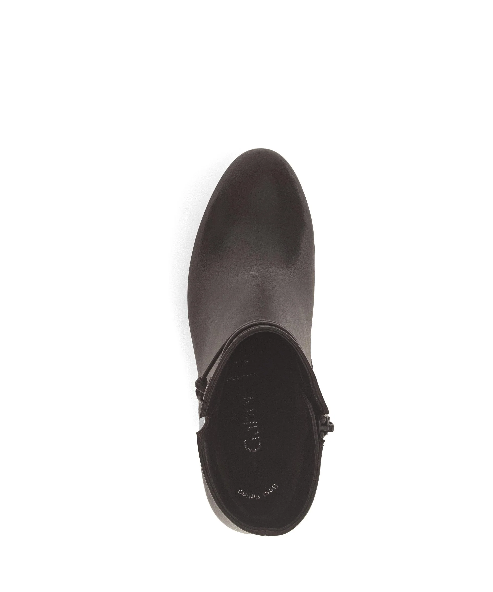Bottines marron en cuir lisse - Image 3