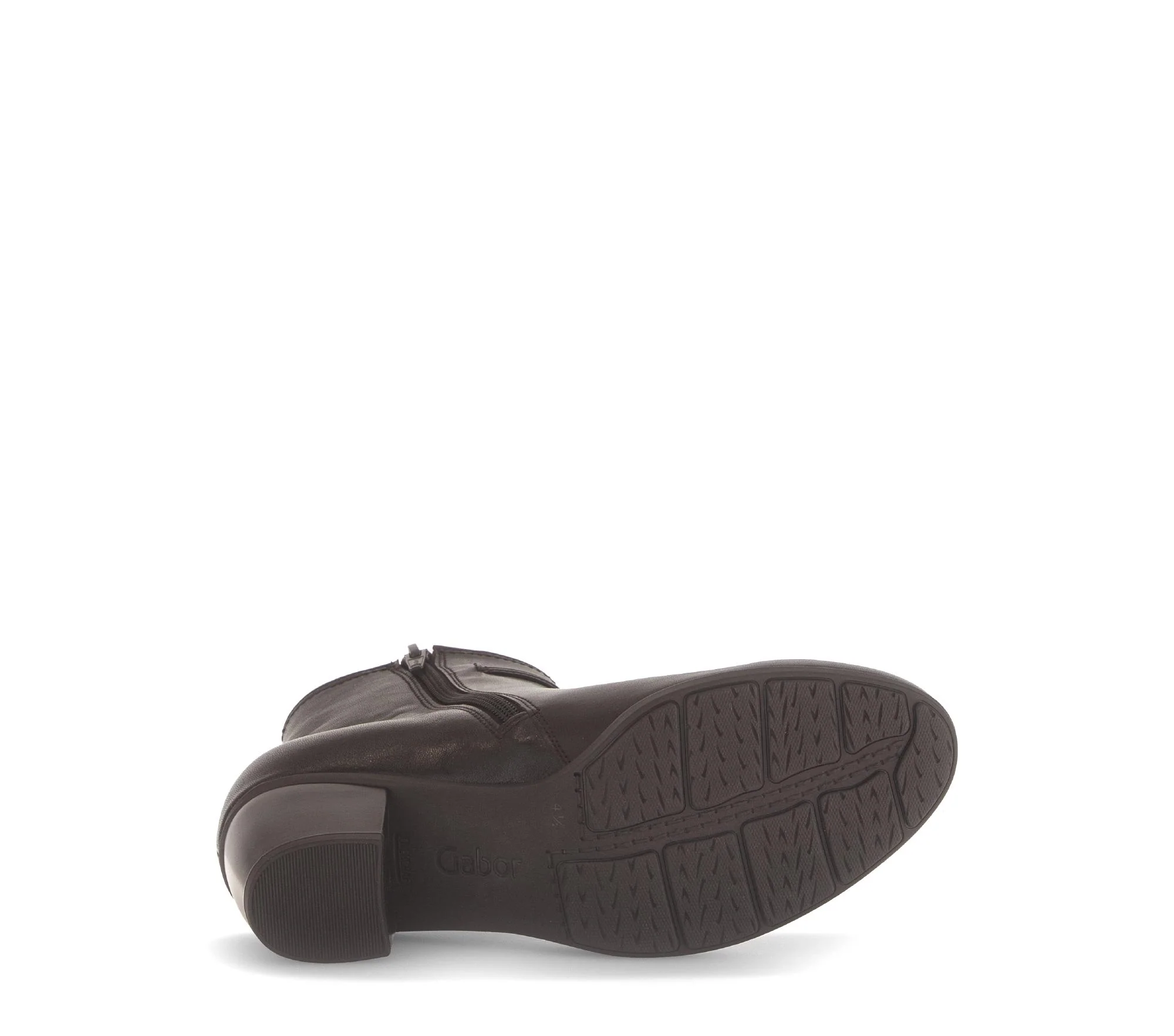 Bottines marron en cuir lisse - Image 7