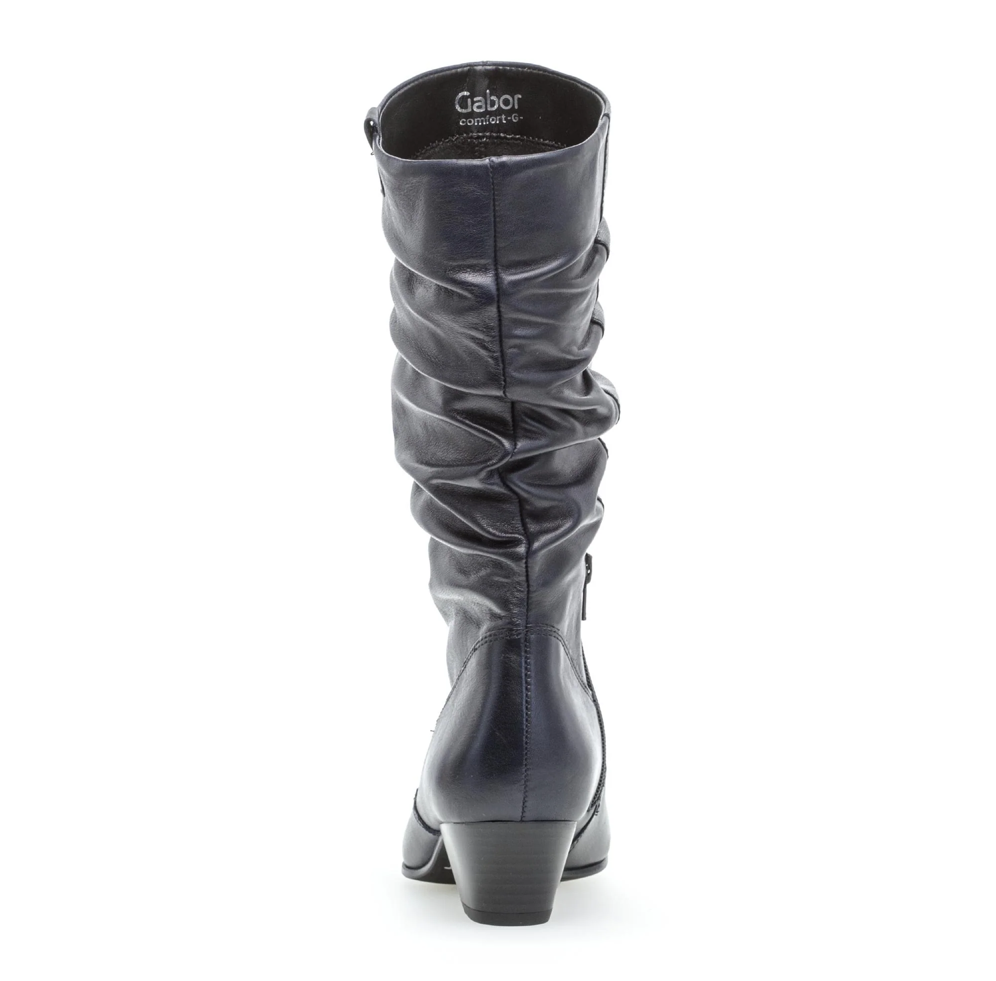 Bottines Mid bleues en cuir - Image 4