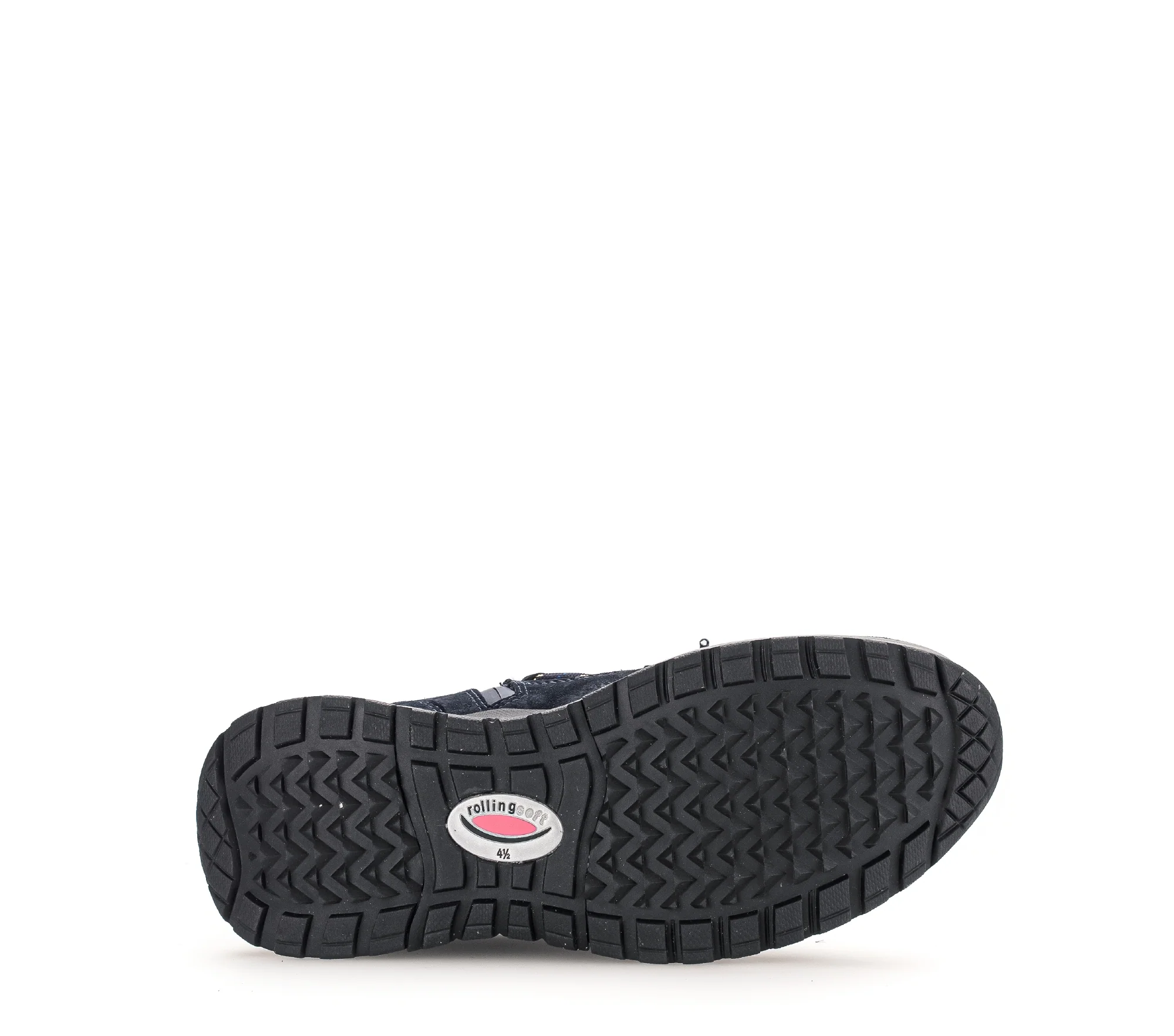 Bottines mid marine en velours - Image 7