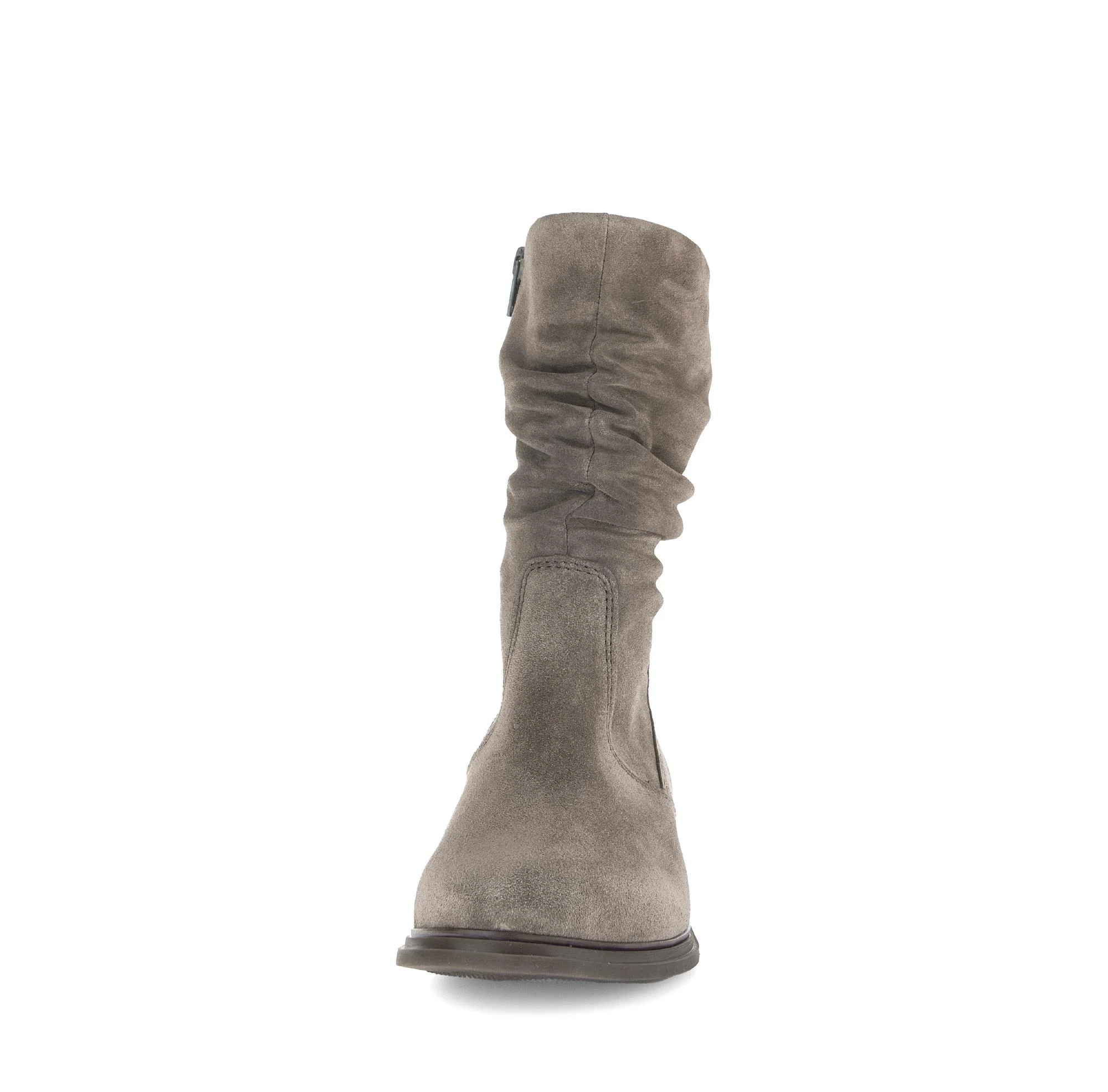 Bottines mid marron en cuir - Image 5