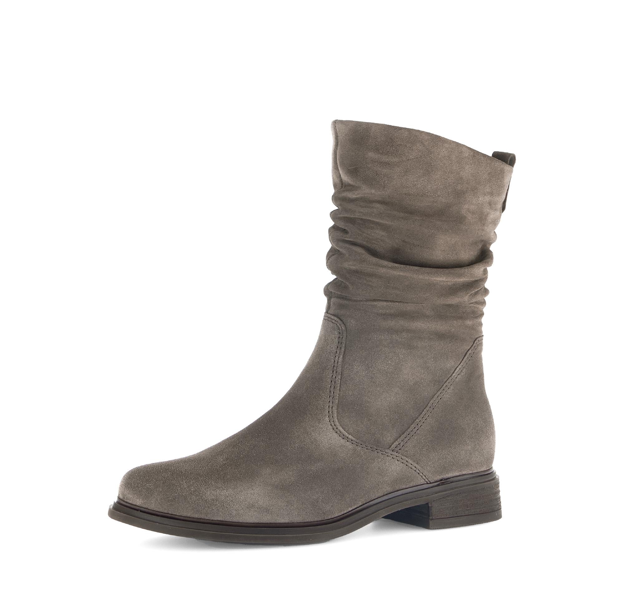 Bottines mid marron en cuir - Image 6