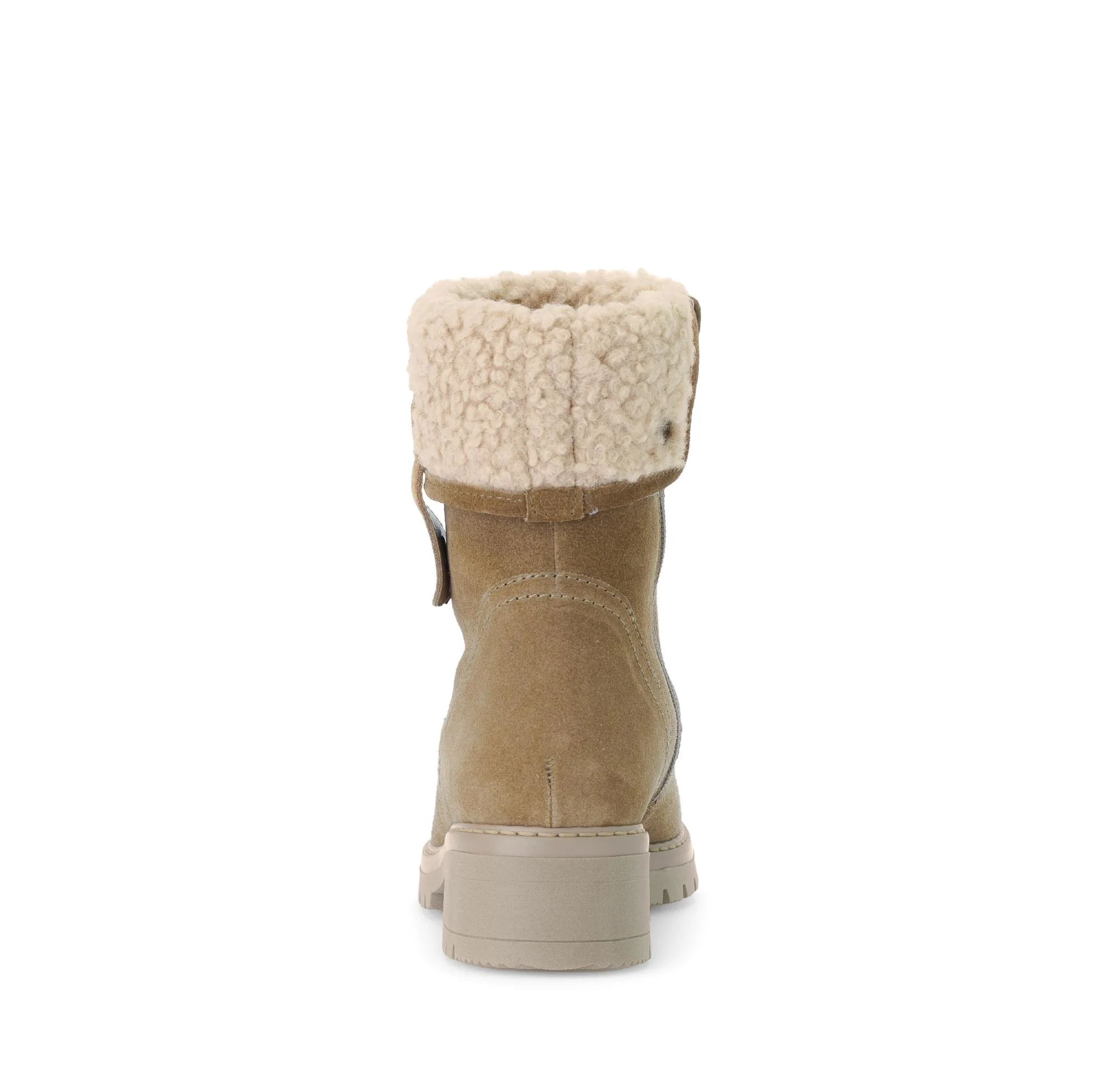 Bottines mid marron en cuir - Image 4