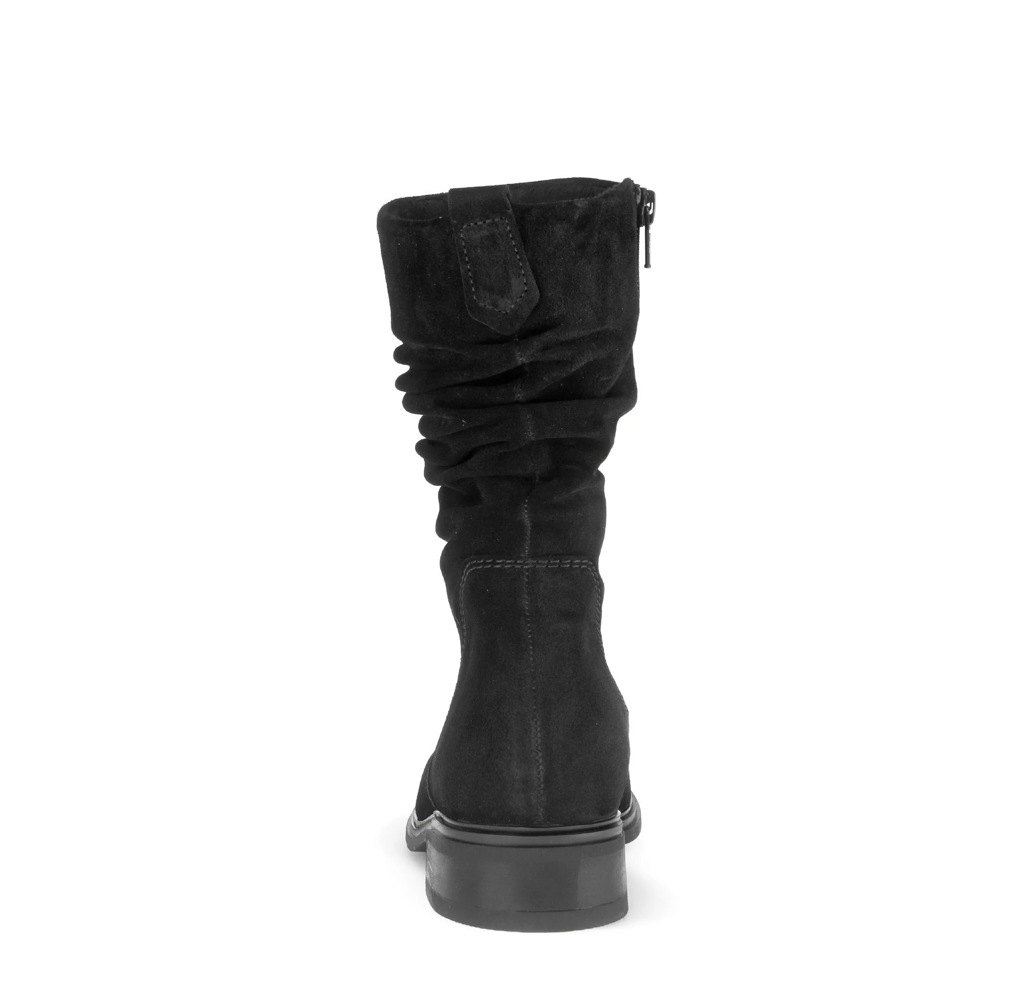 Bottines mid noires en cuir - Image 4