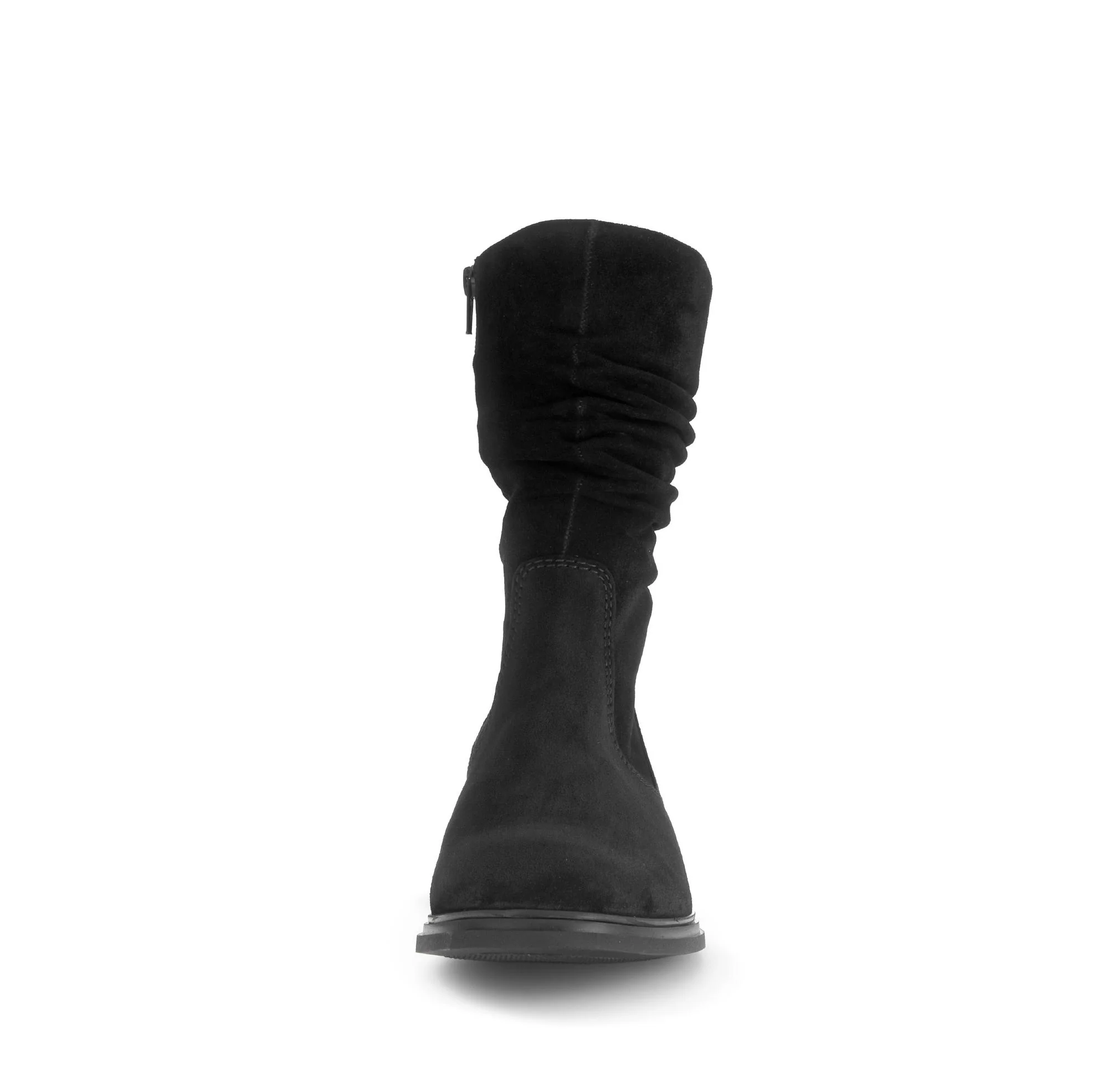Bottines mid noires en cuir - Image 5