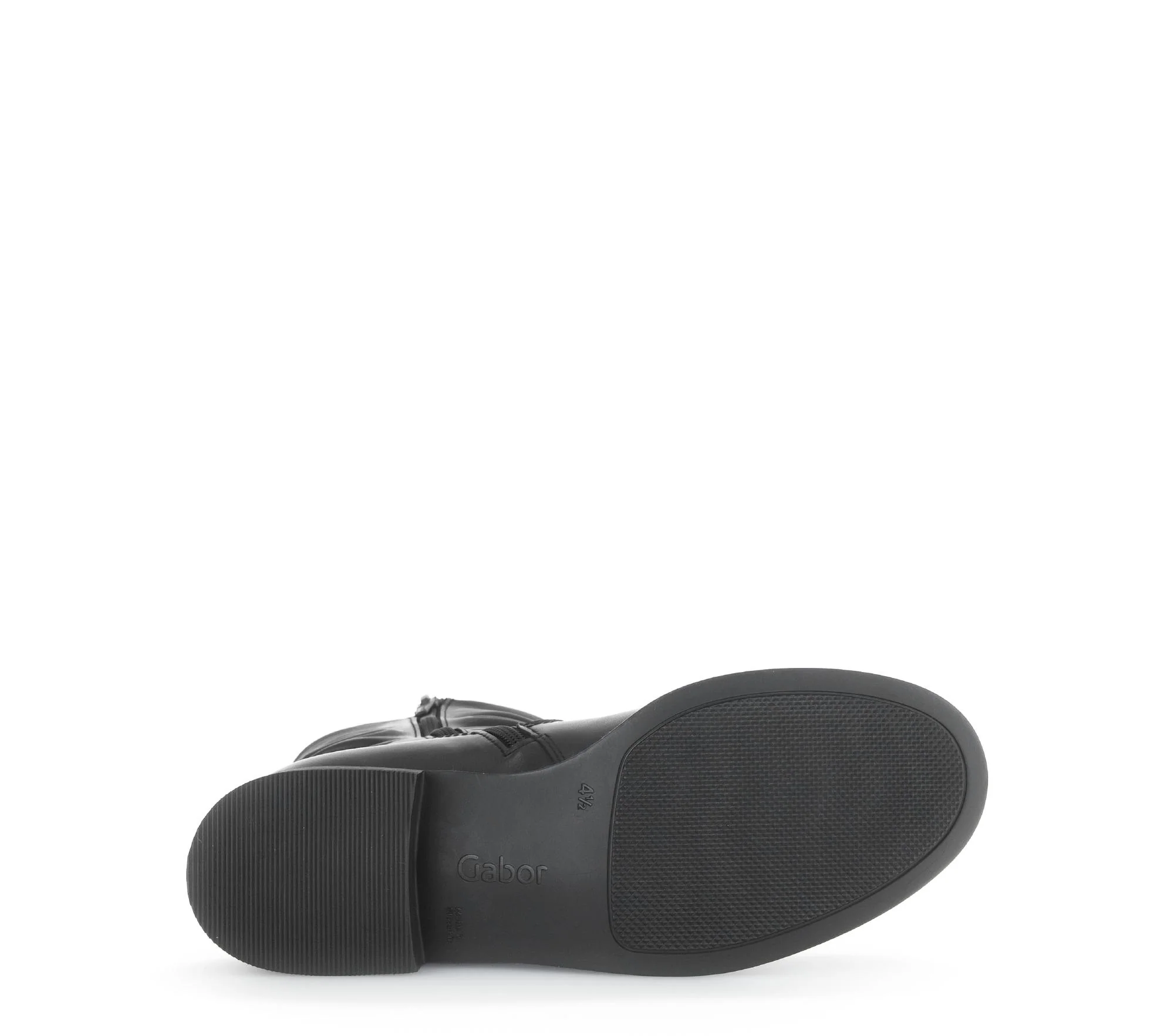 Bottines mid noires en cuir lisse - Image 7