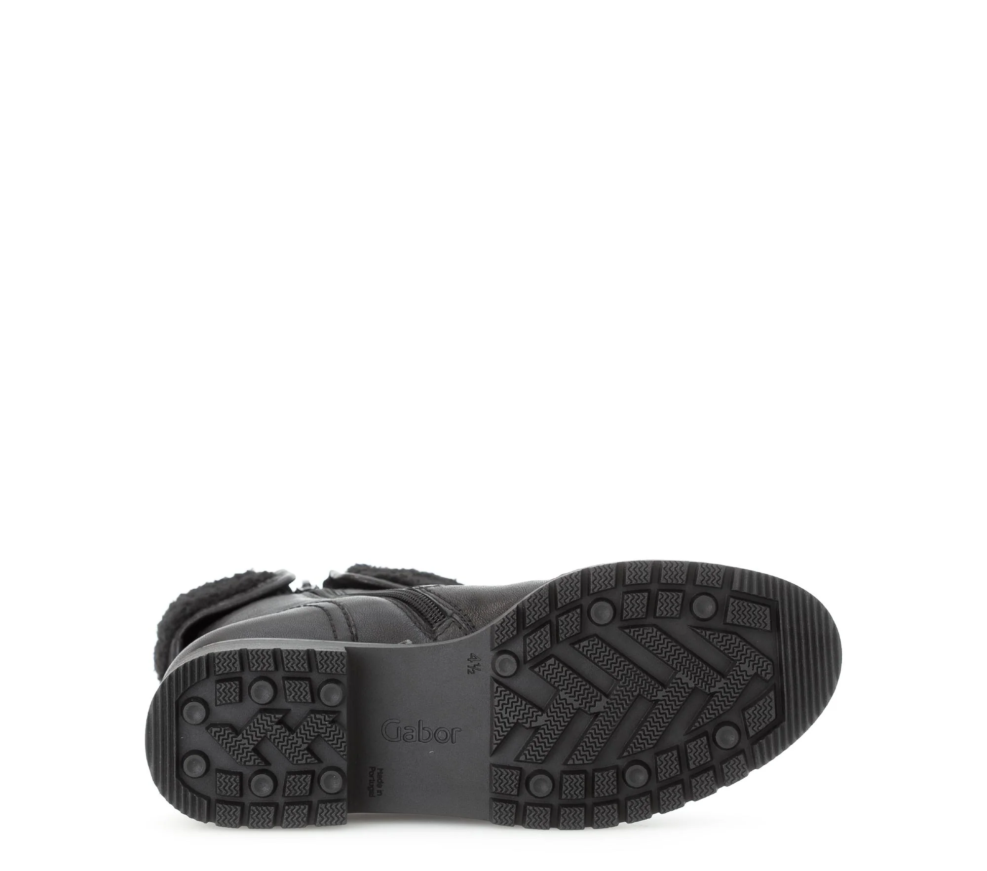 Bottines mid noires en cuir lisse - Image 7