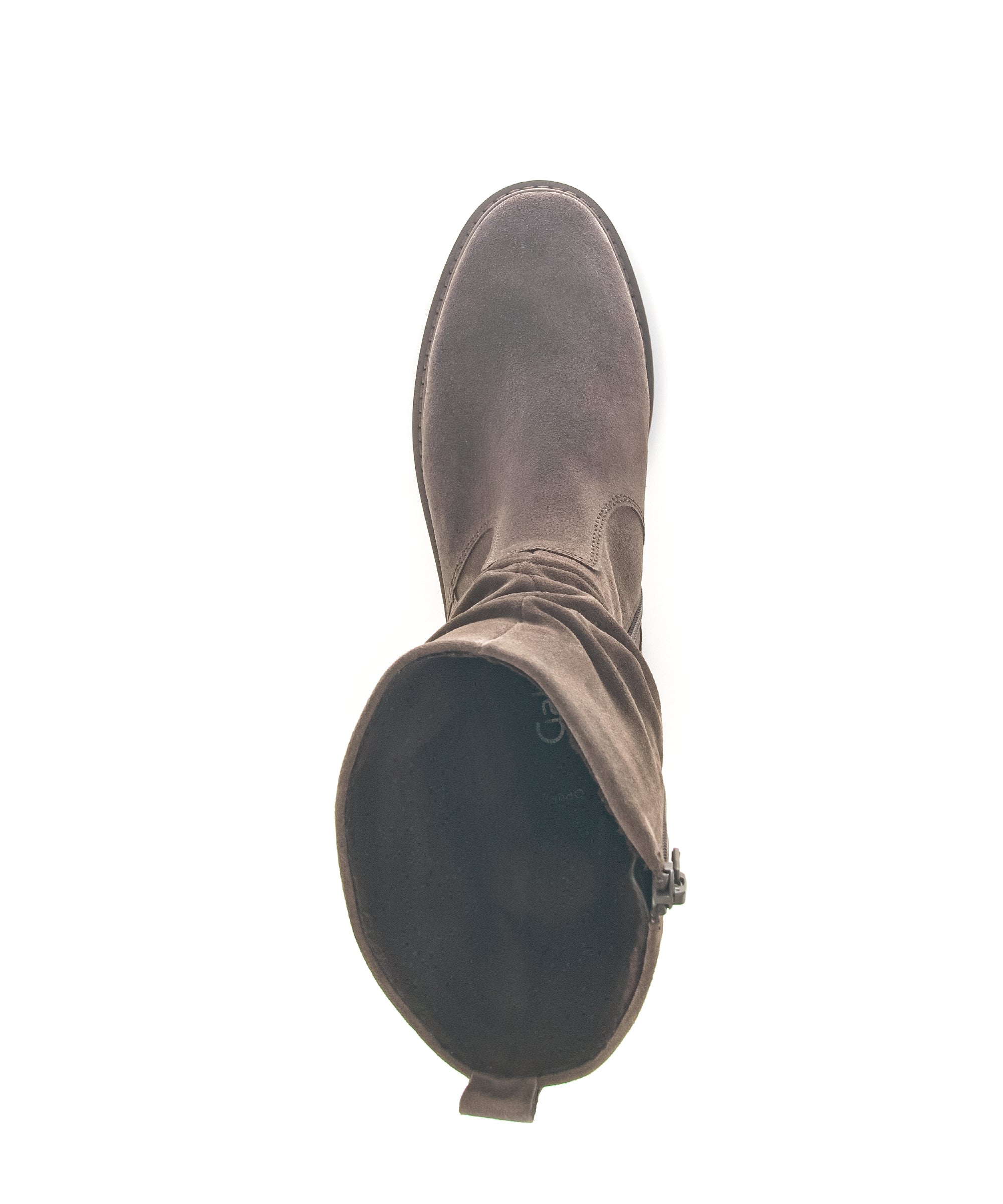 Bottines Mid taupe en velours - Image 4