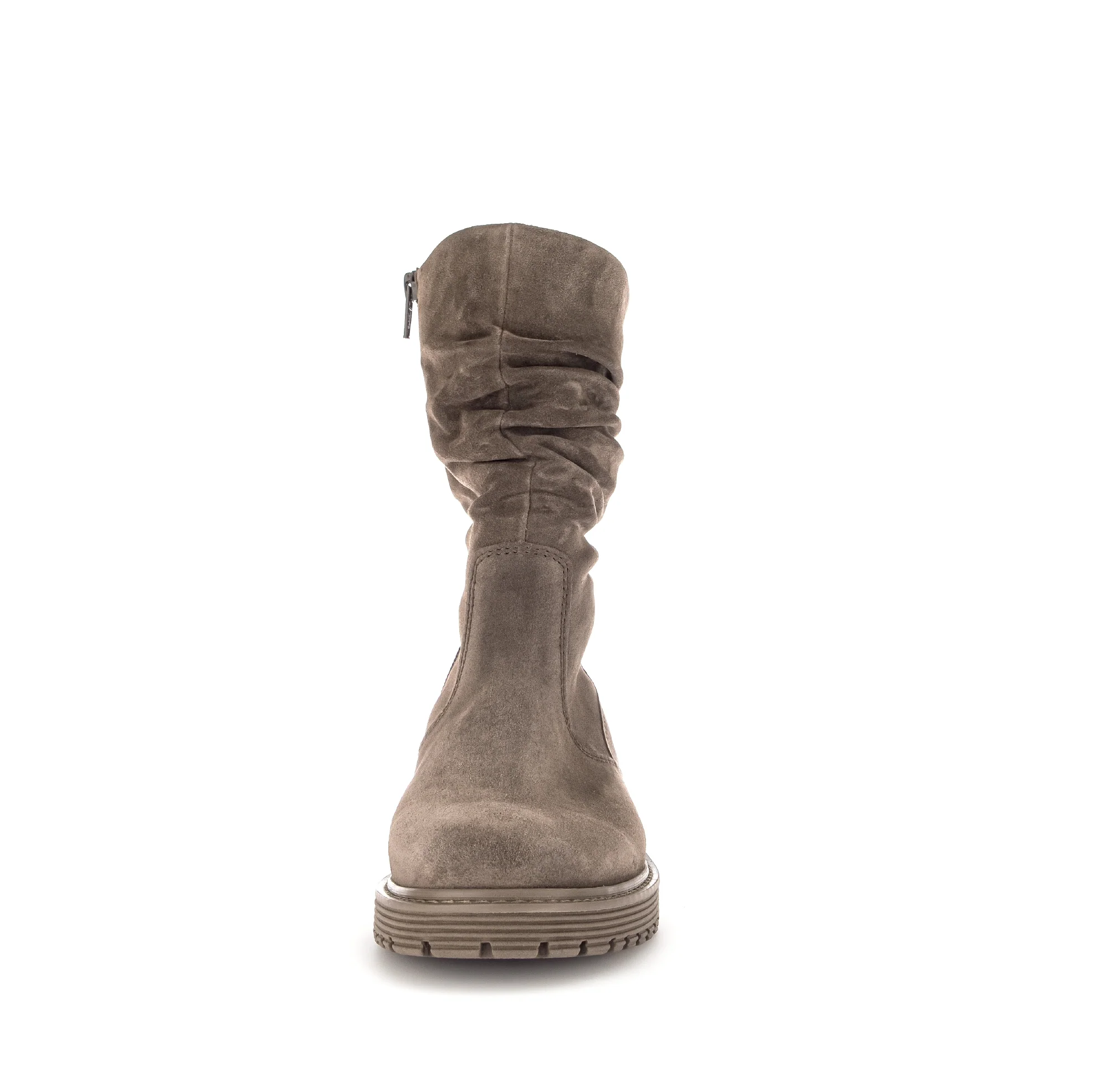 Bottines Mid taupe en velours - Image 5