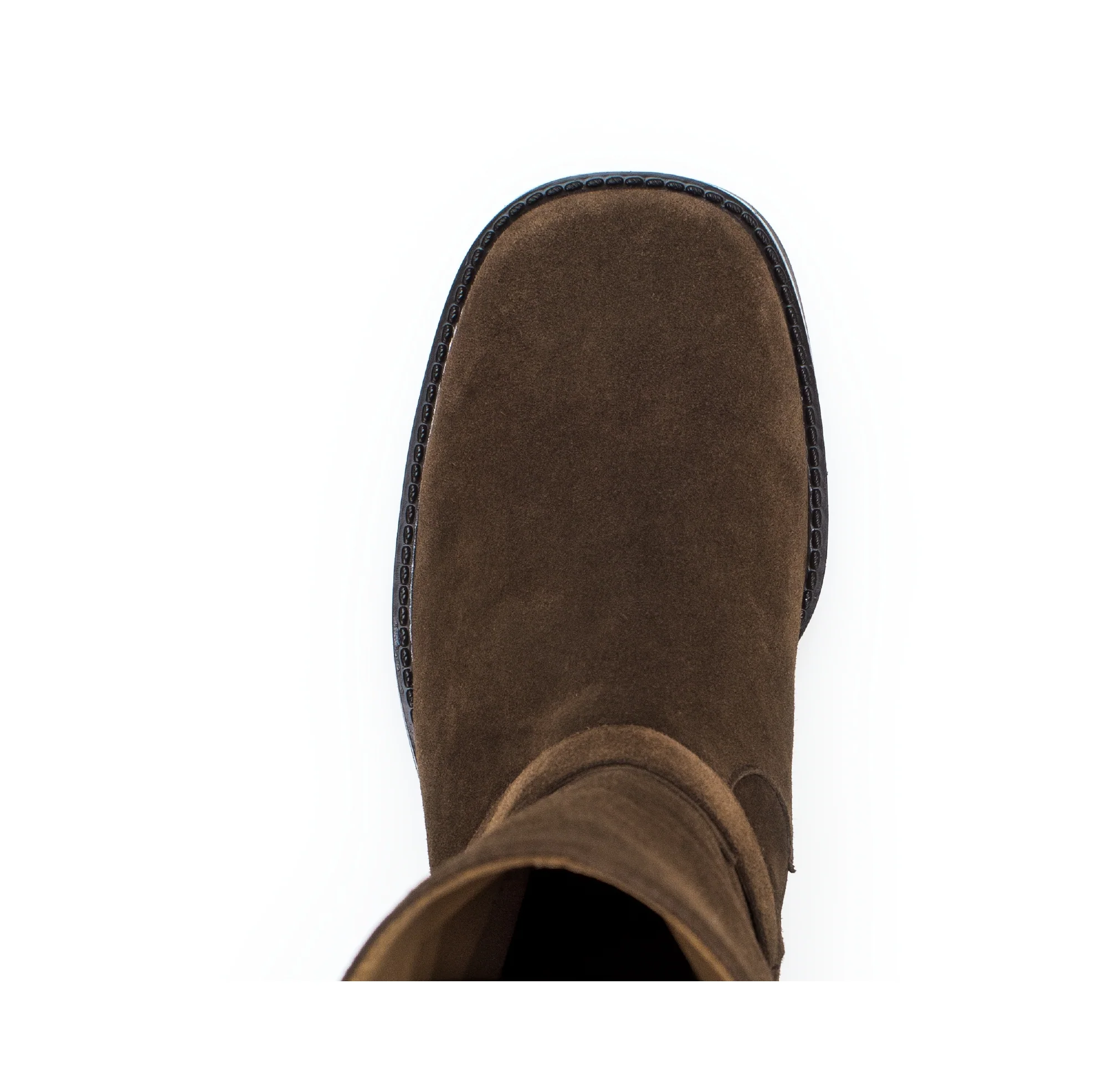 Bottines Mids cognac en cuir velours - Image 6