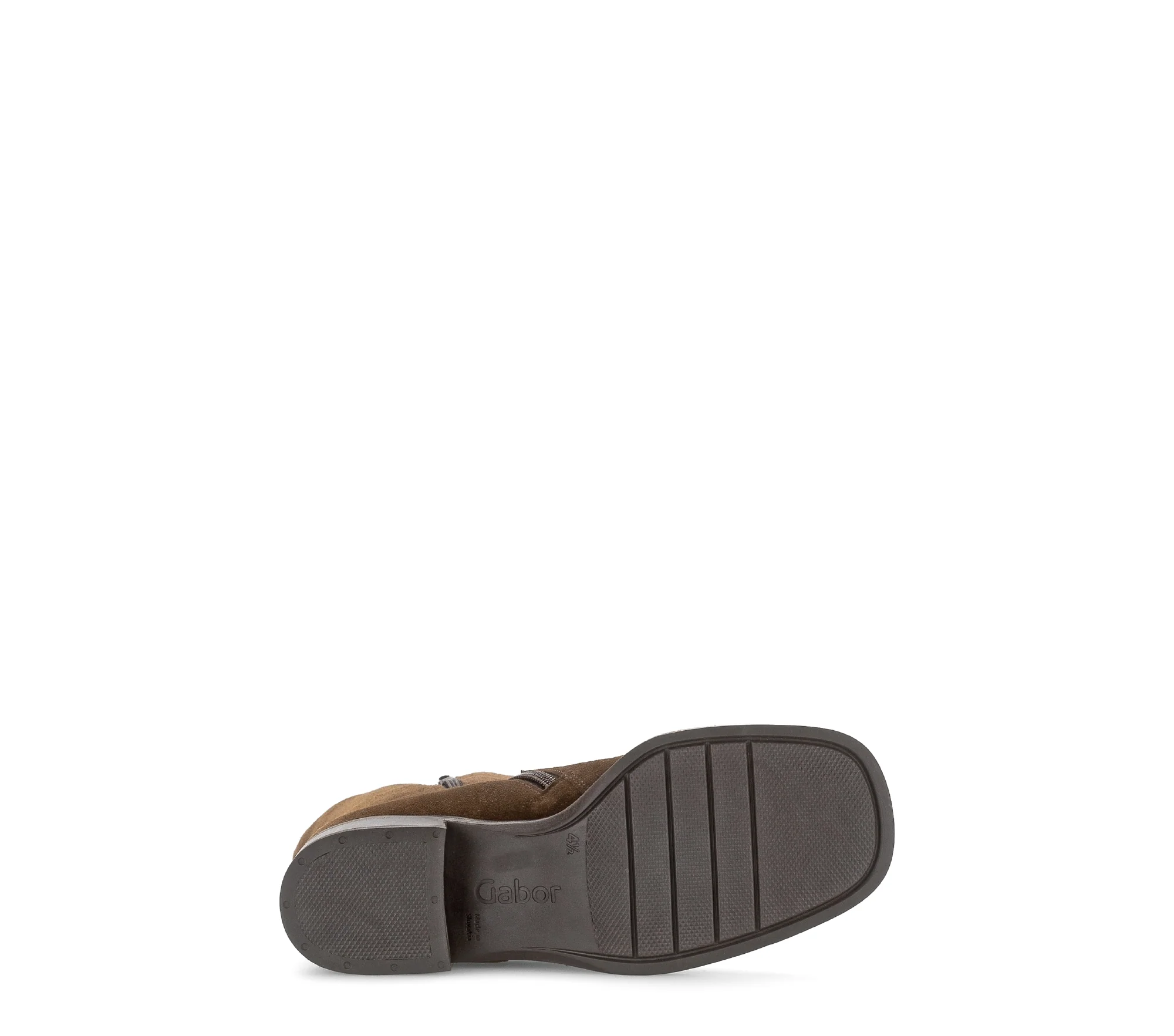 Bottines Mids cognac en cuir velours - Image 7