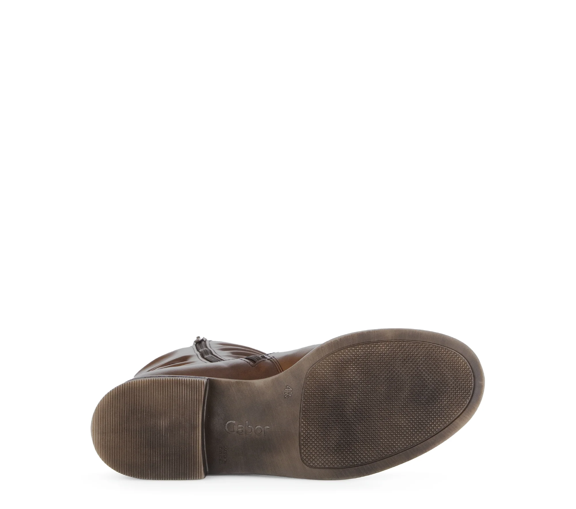 Bottines Mids cognacs en cuir lisse - Image 6