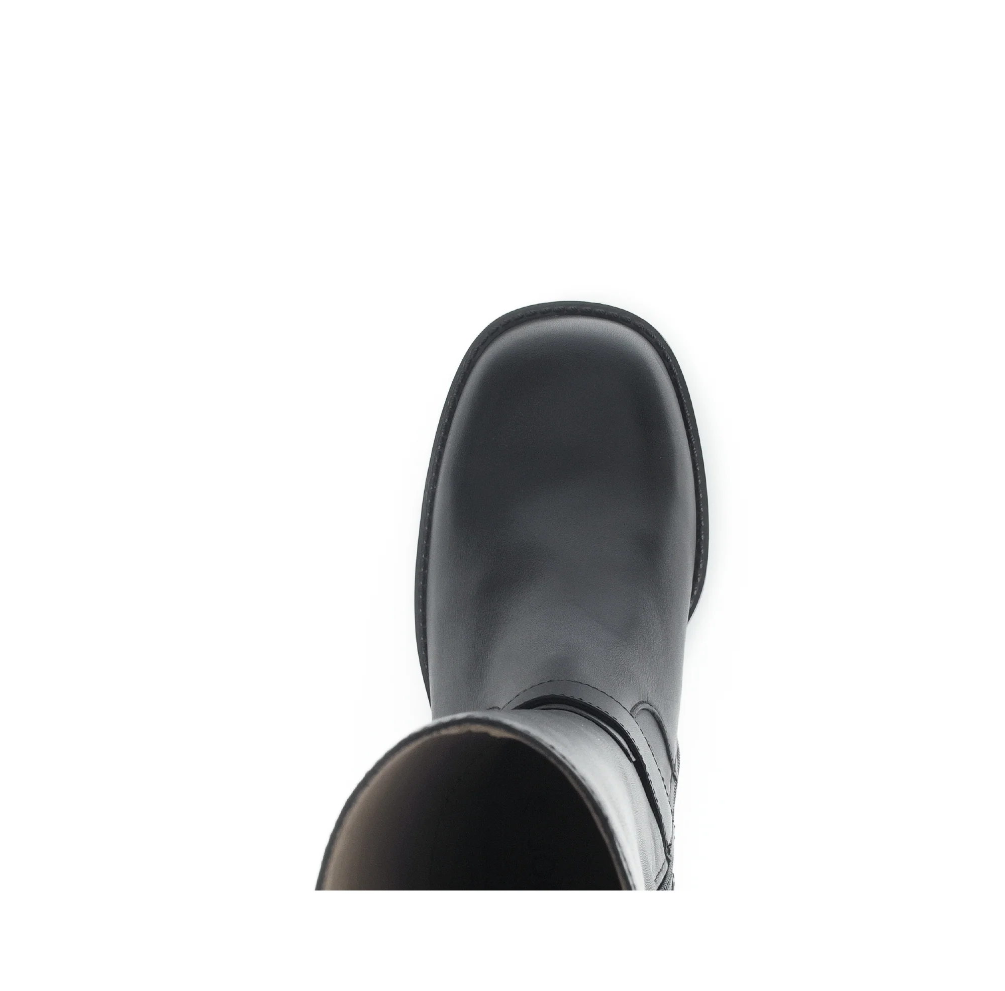 Bottines Mids noires en cuir lisse - Image 6