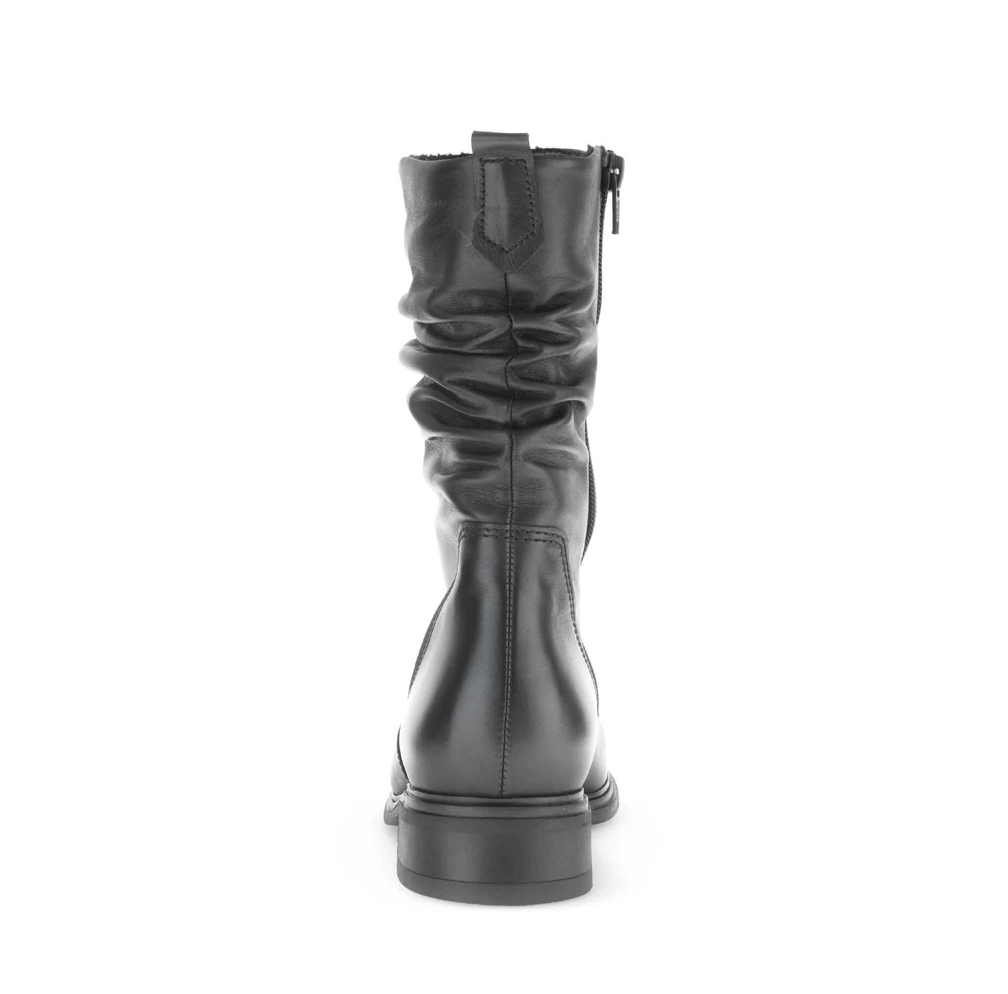 Bottines Mids noires en cuir lisse - Image 5
