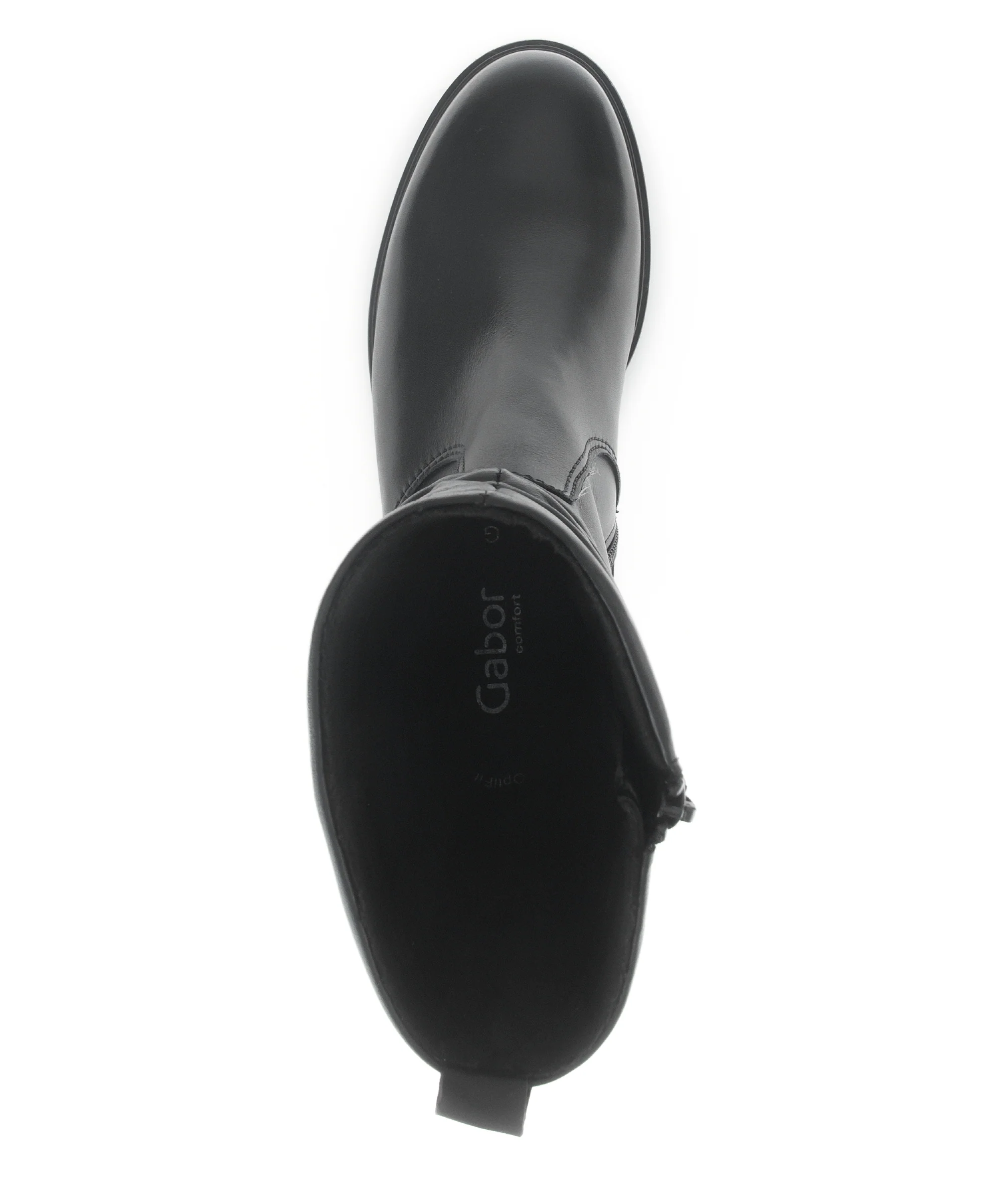 Bottines Mids noires en cuir lisse - Image 6