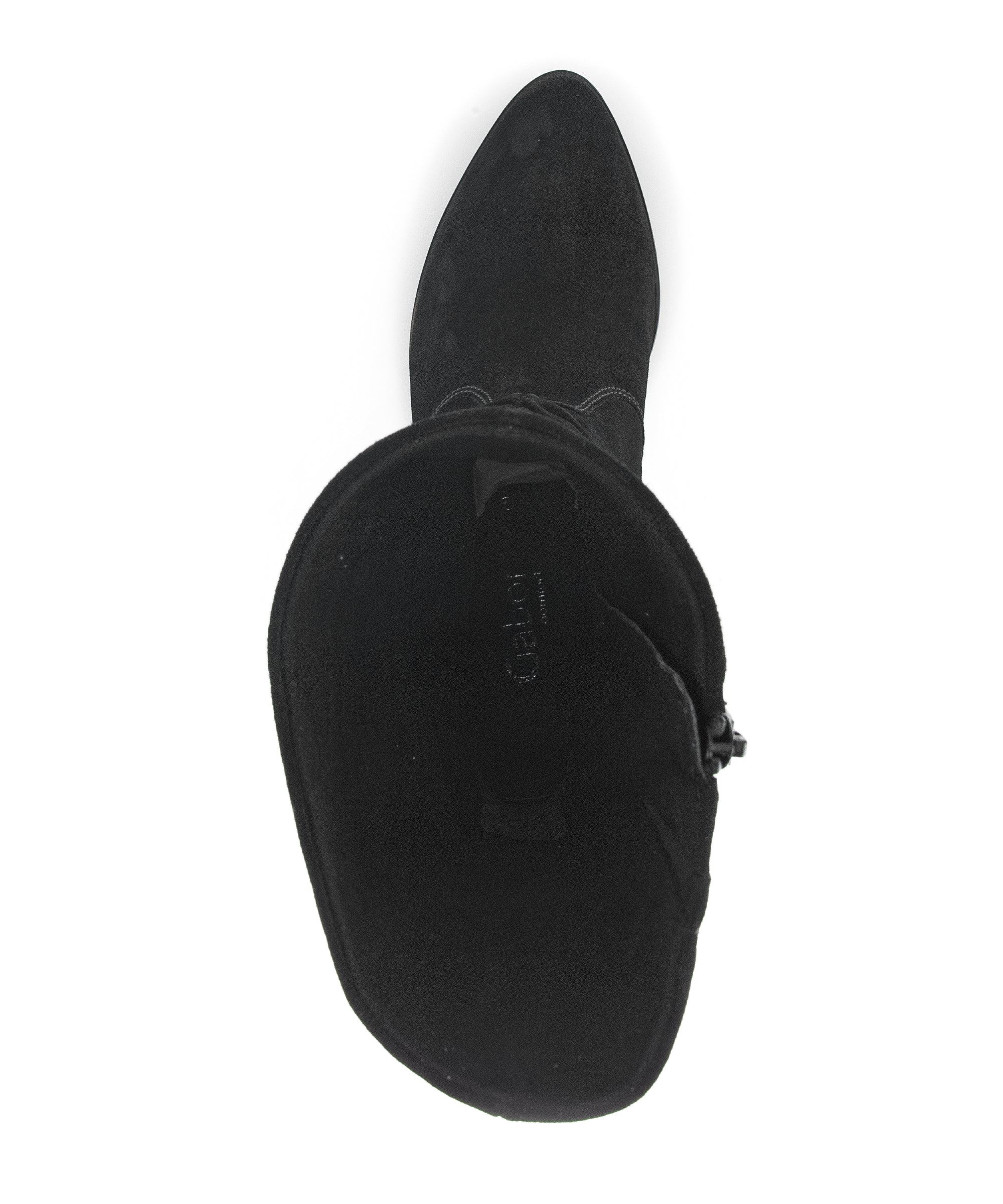 Bottines Mids noires en cuir velours - Image 6