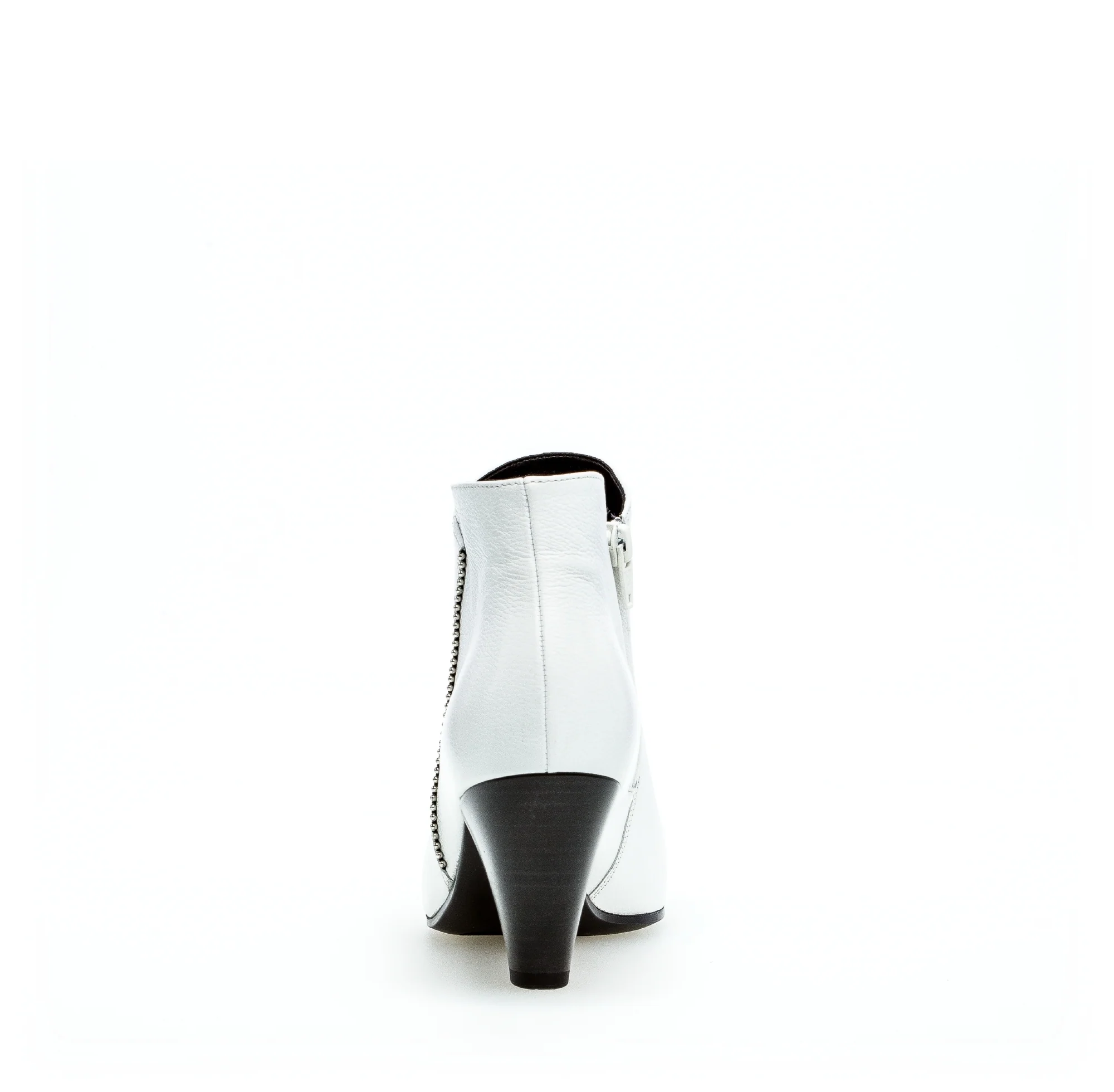 Bottines modernes blanches en cuir - Image 3