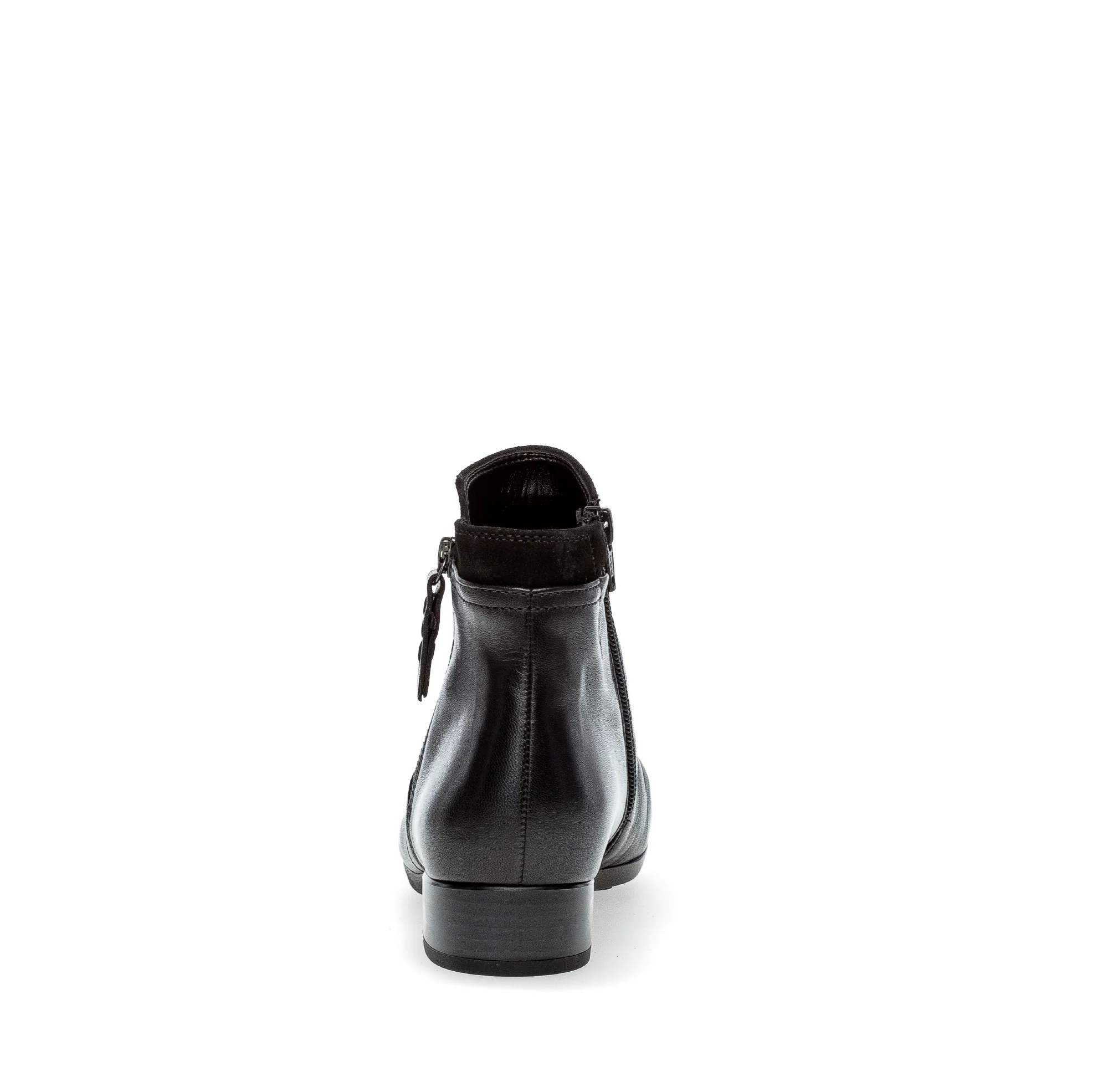 Bottines noires en combinaison cuirs - Image 5