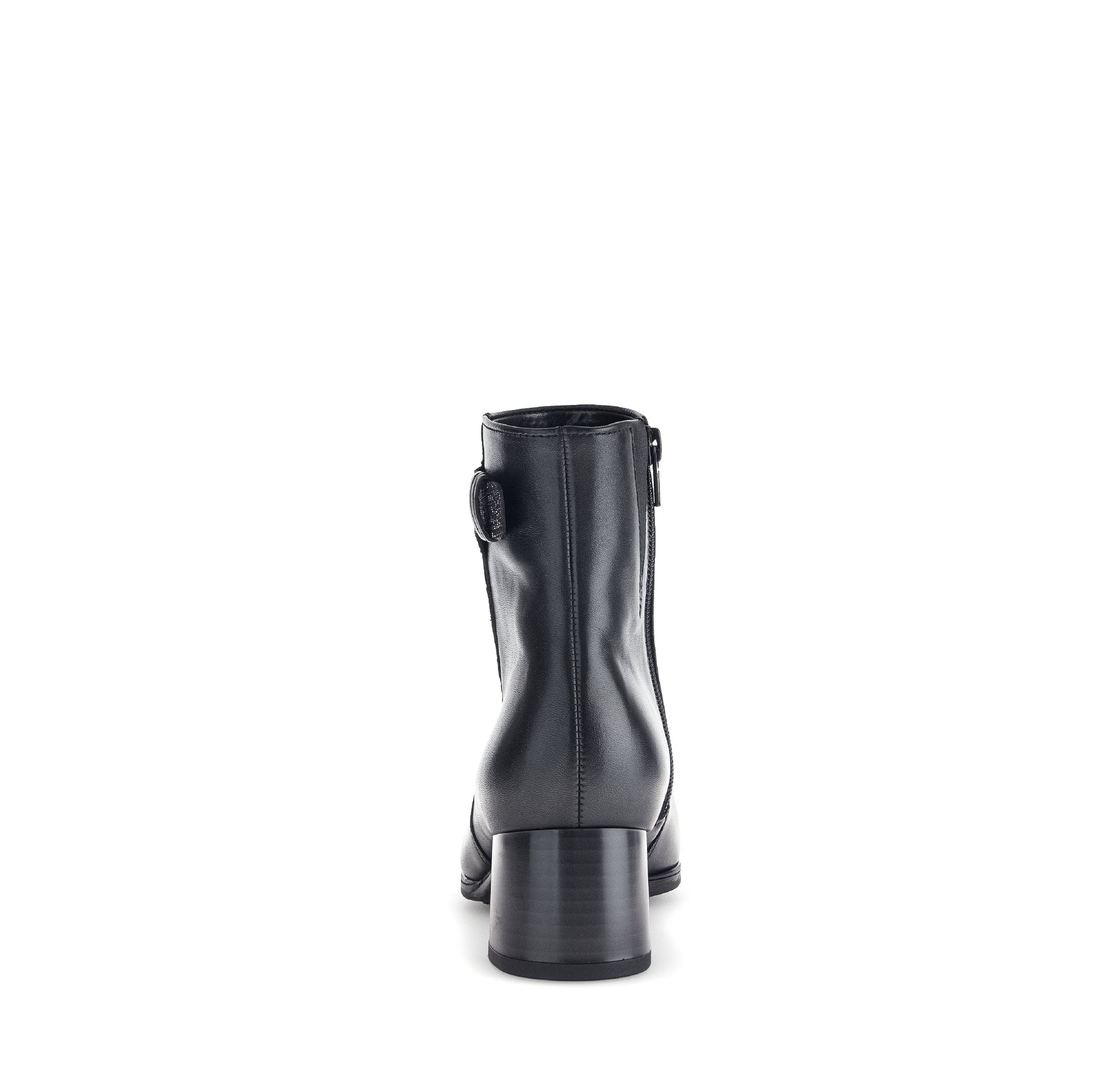 Bottines noires en combinaison cuirs - Image 5