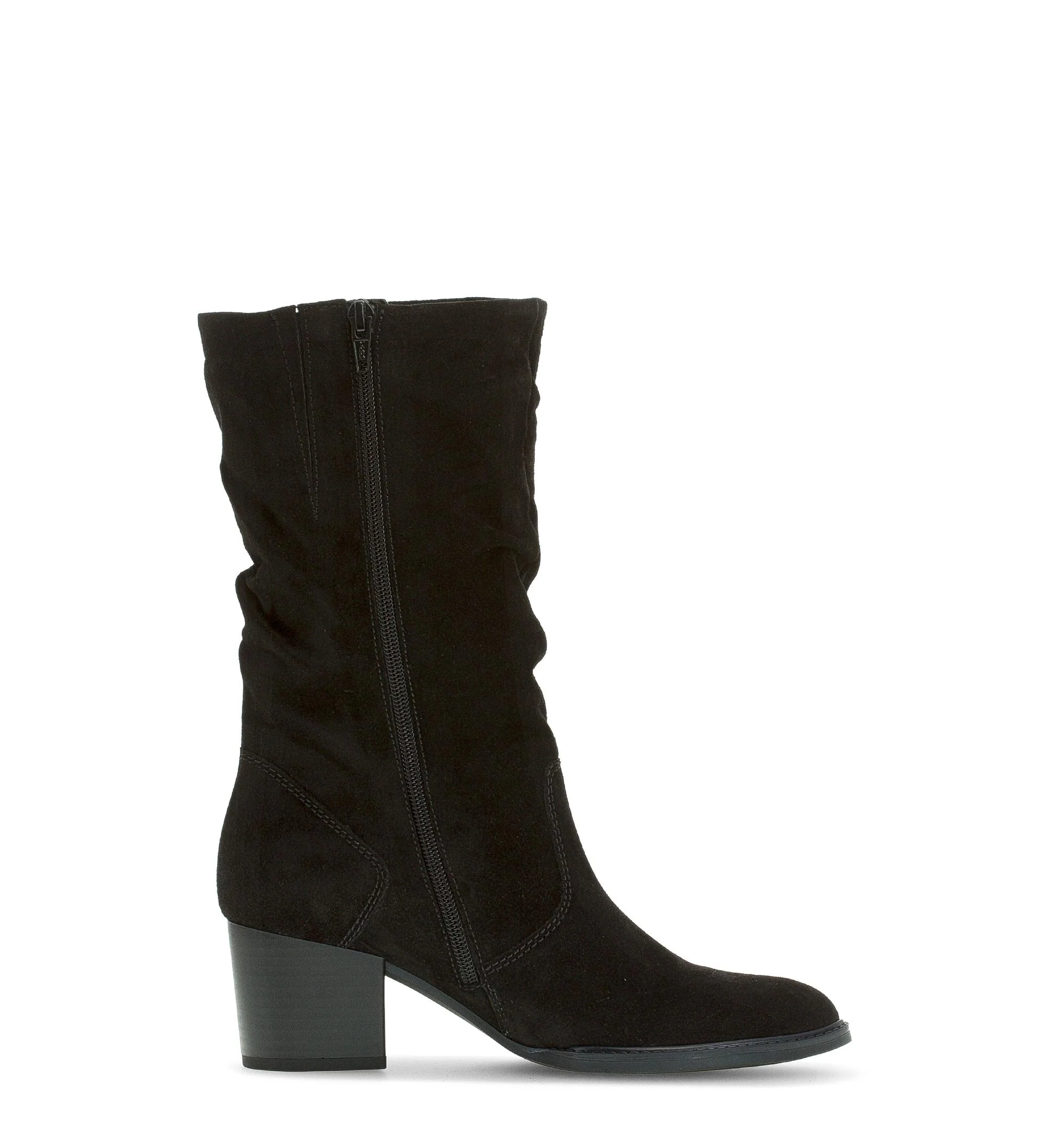Bottines noires en cuir - Image 3