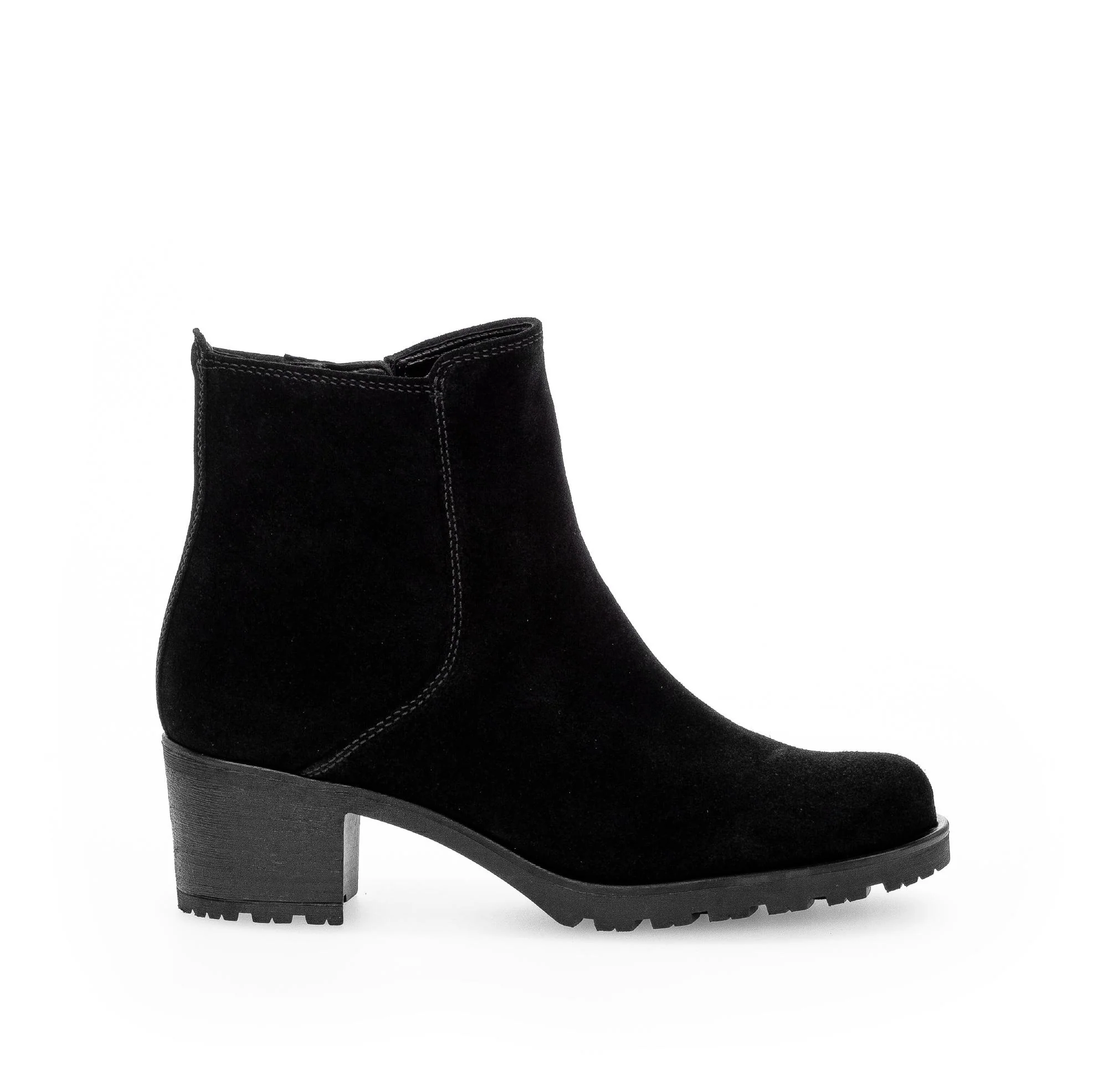 Bottines noires en cuir