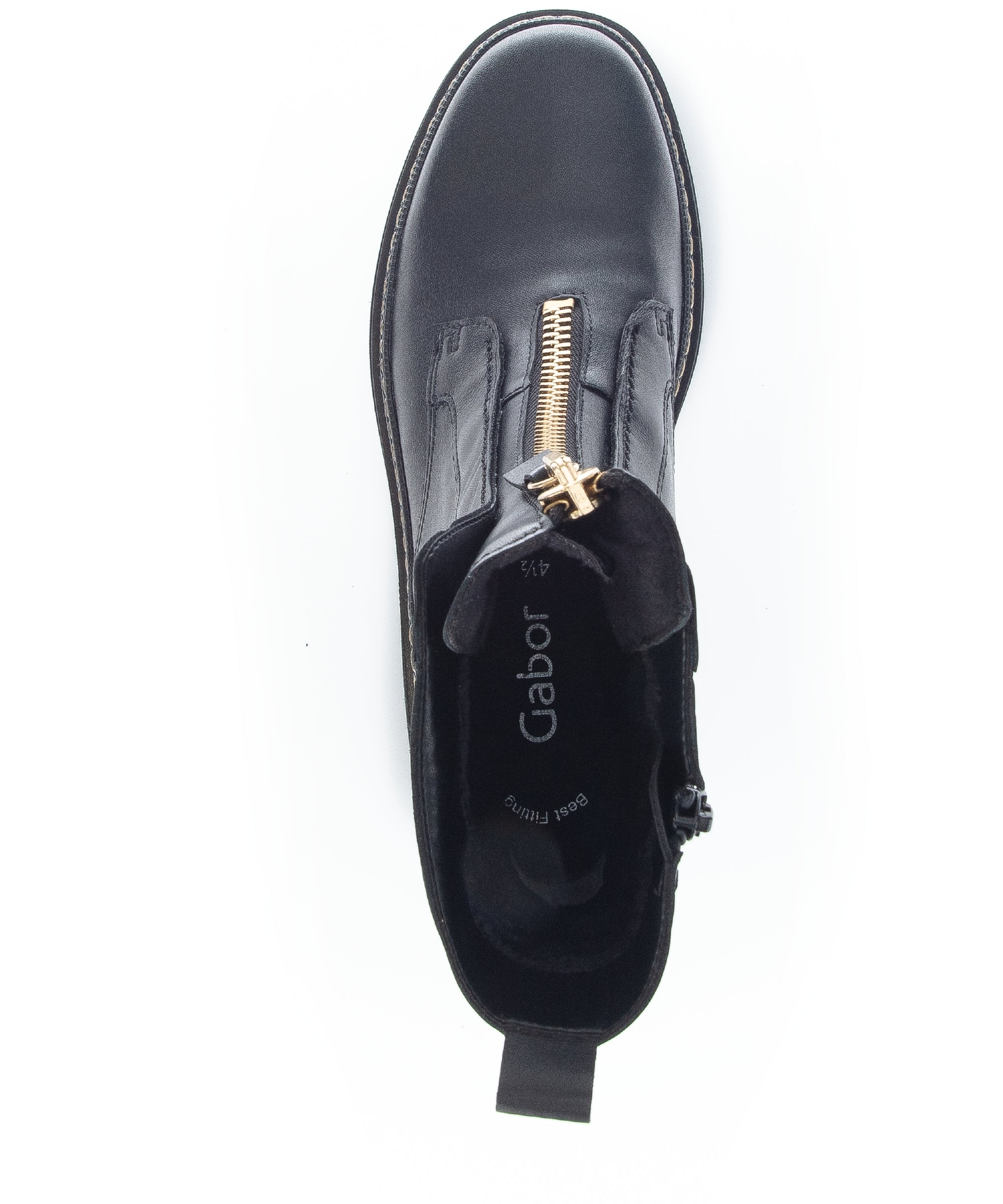 Bottines noires en cuir - Image 6