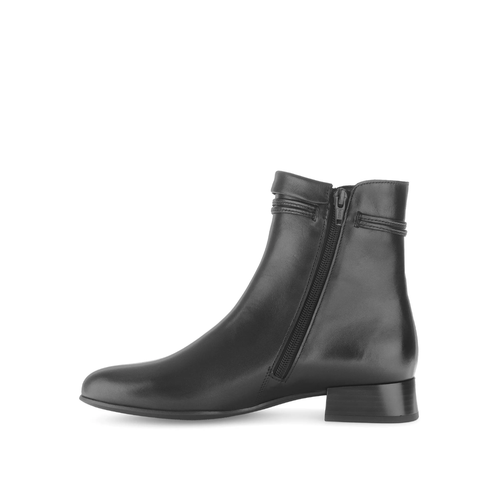 Bottines noires en cuir - Image 2
