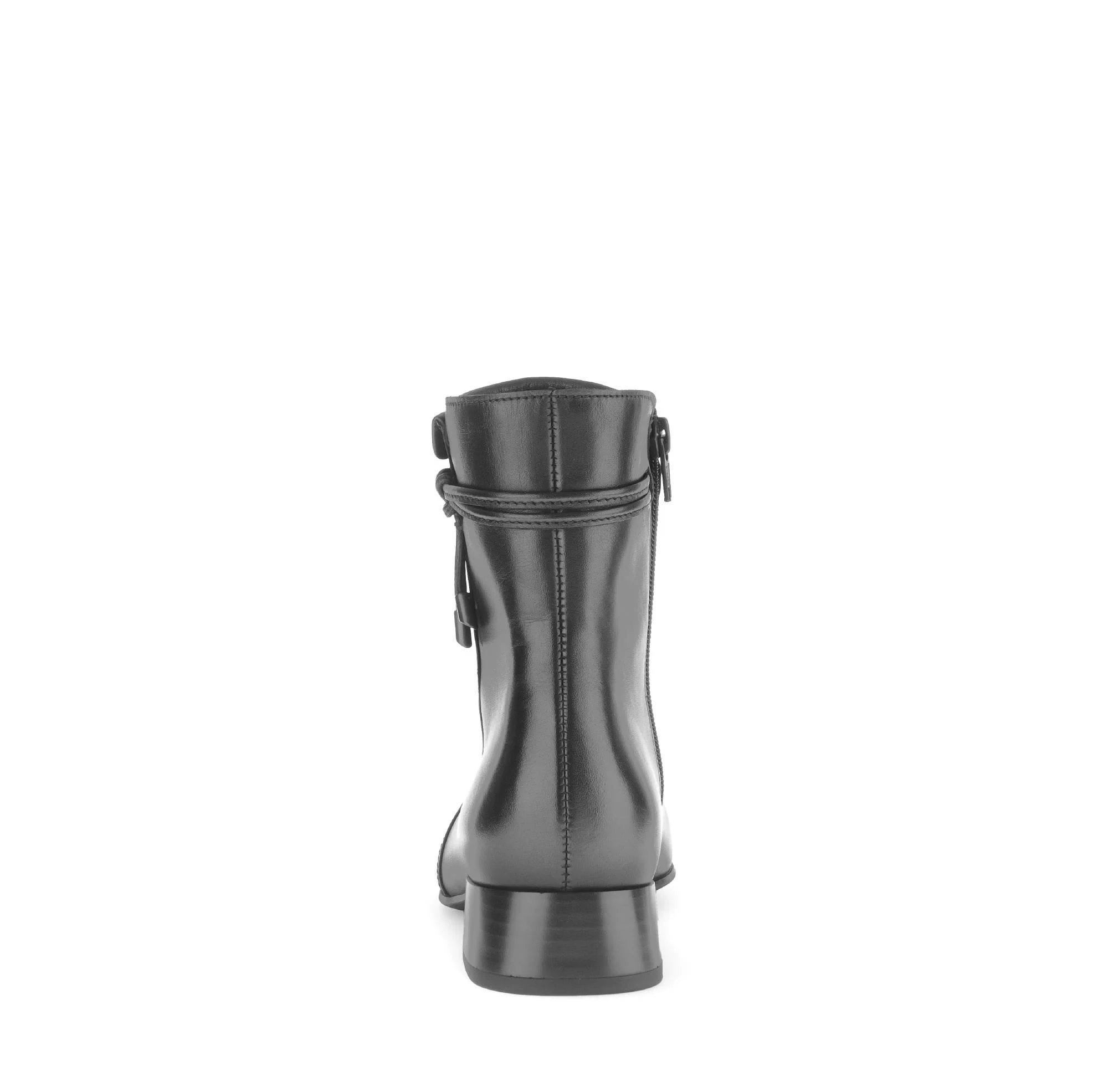 Bottines noires en cuir - Image 4