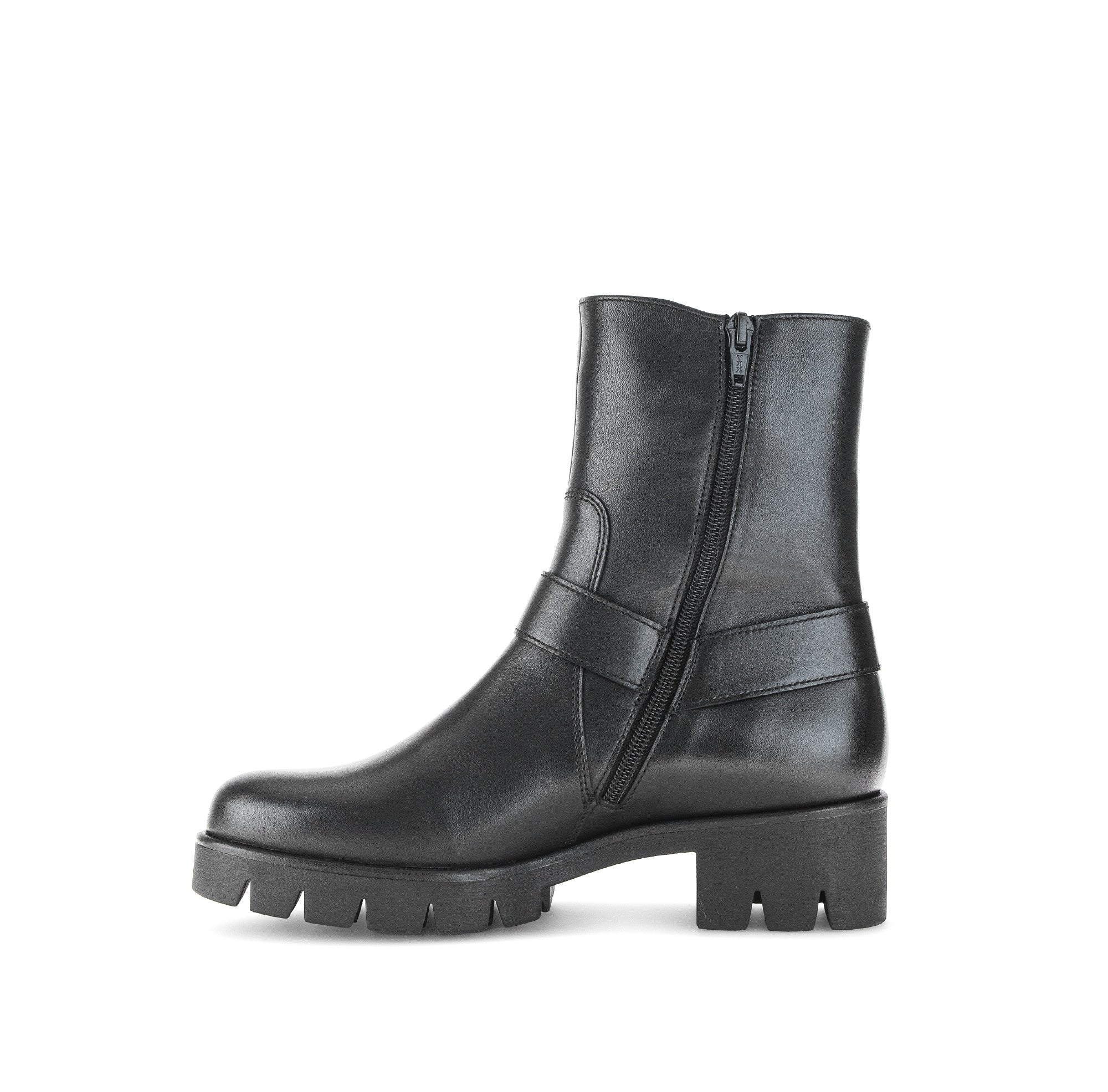 Bottines noires en cuir - Image 2