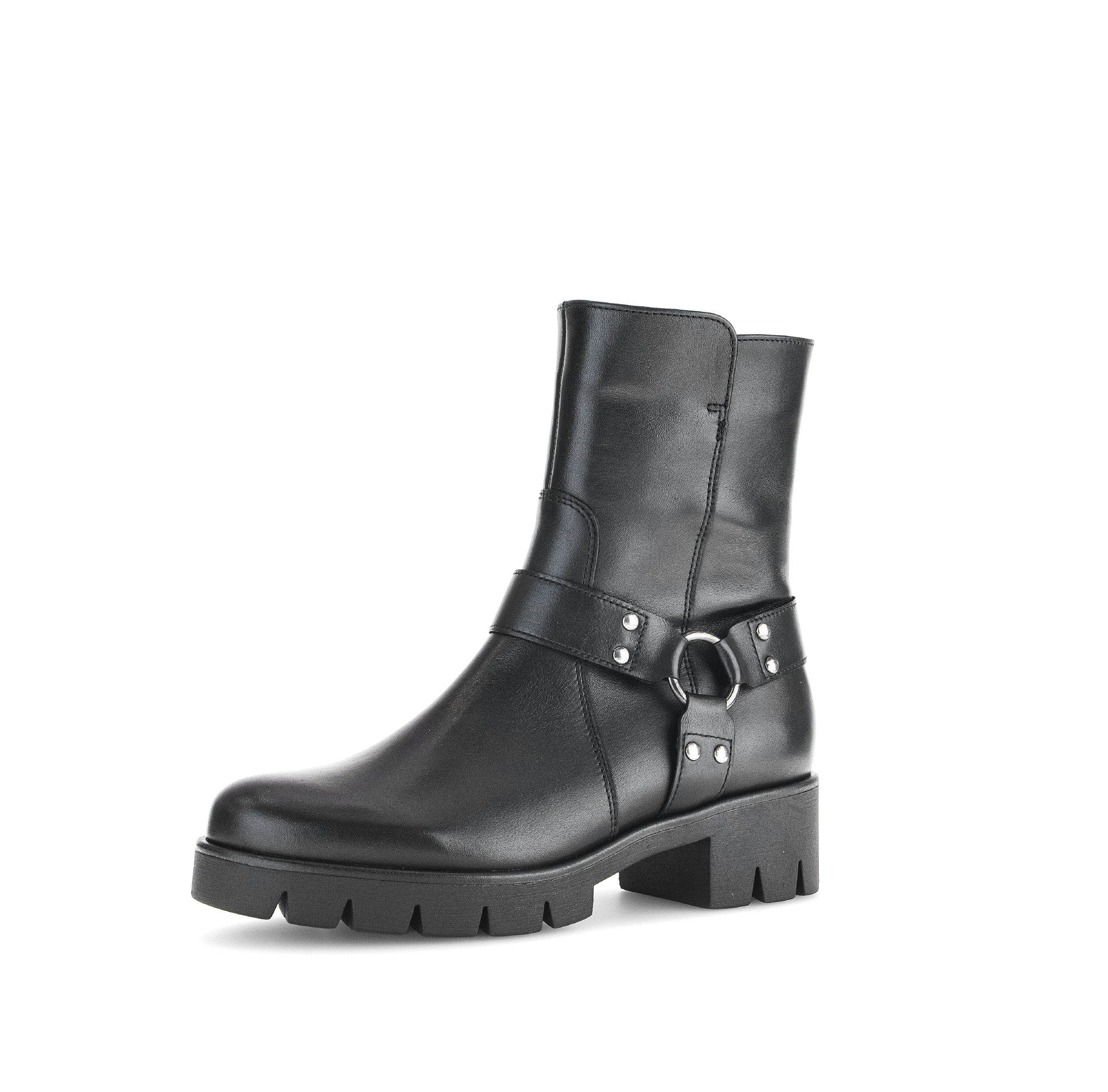 Bottines noires en cuir - Image 6