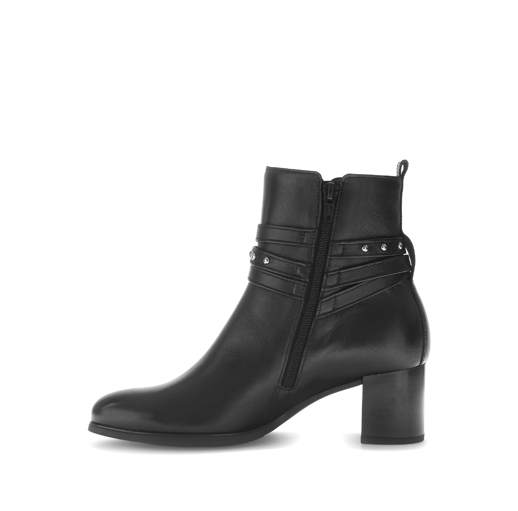 Bottines noires en cuir - Image 2