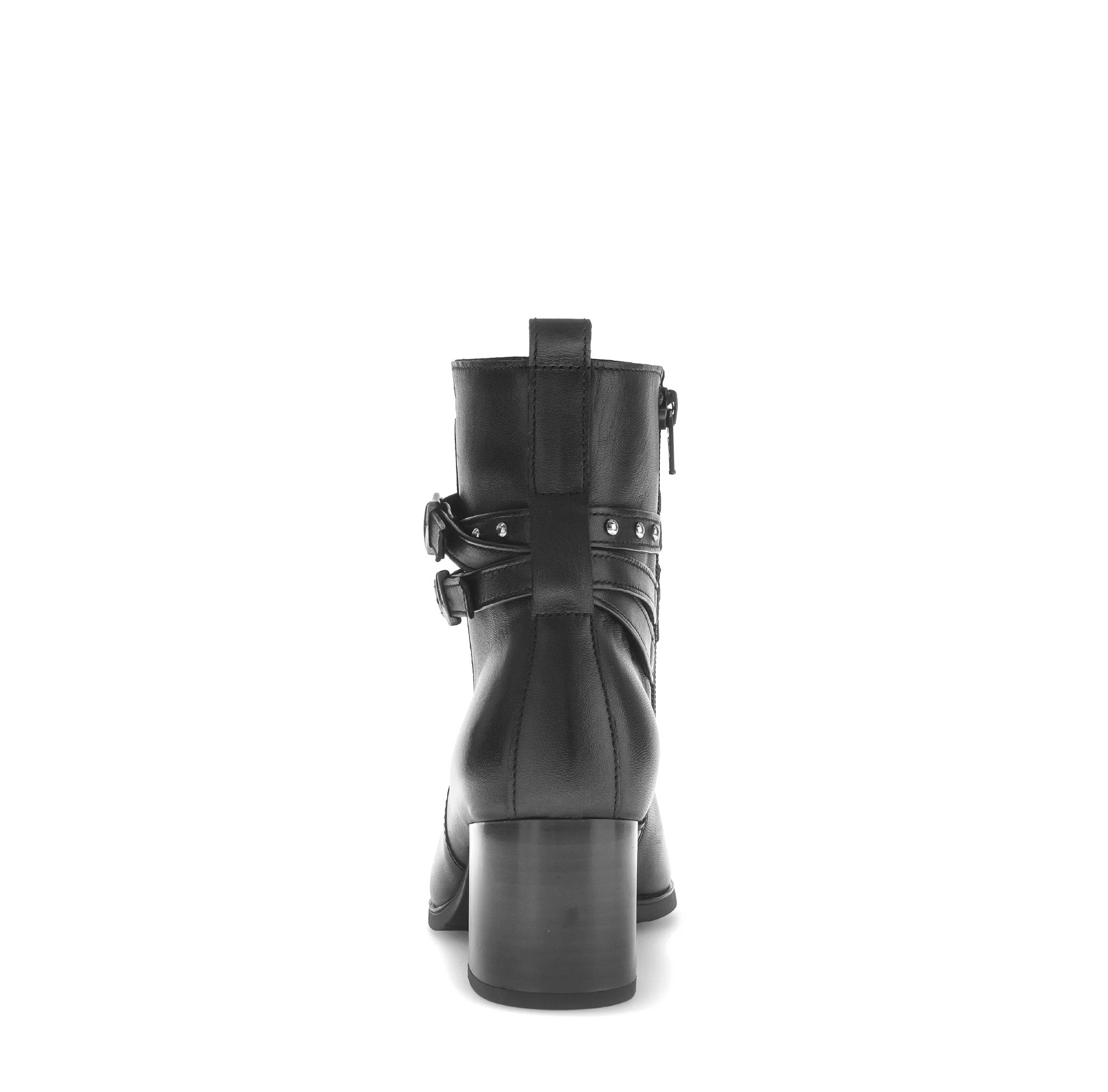 Bottines noires en cuir - Image 4