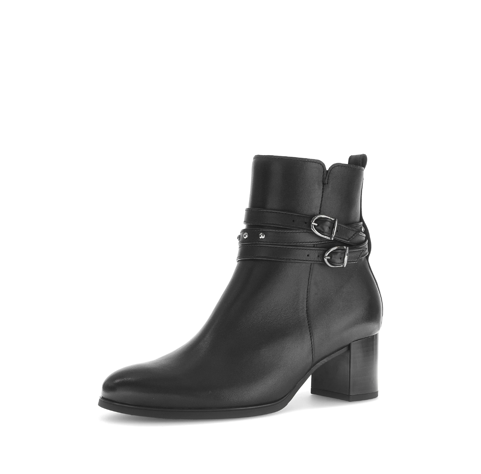 Bottines noires en cuir - Image 6