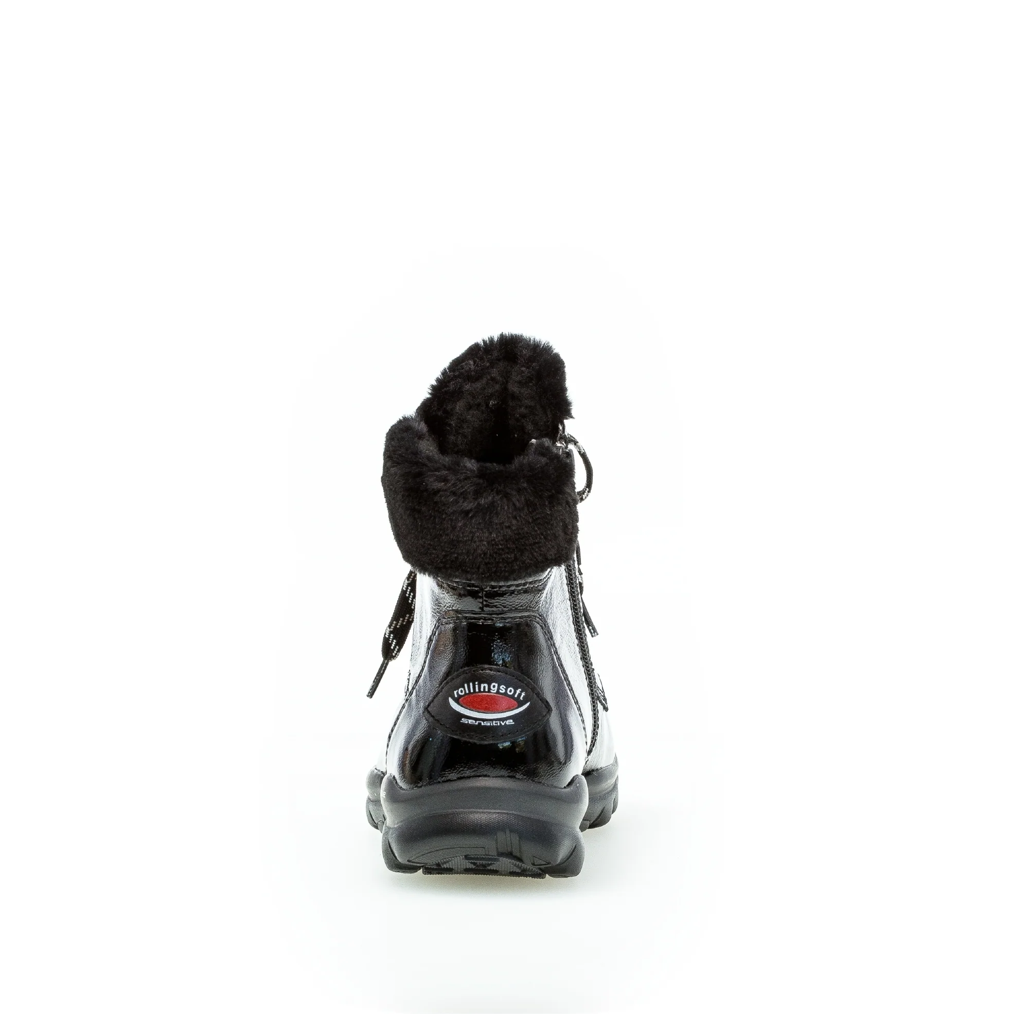 Bottines noires en cuir - Image 3