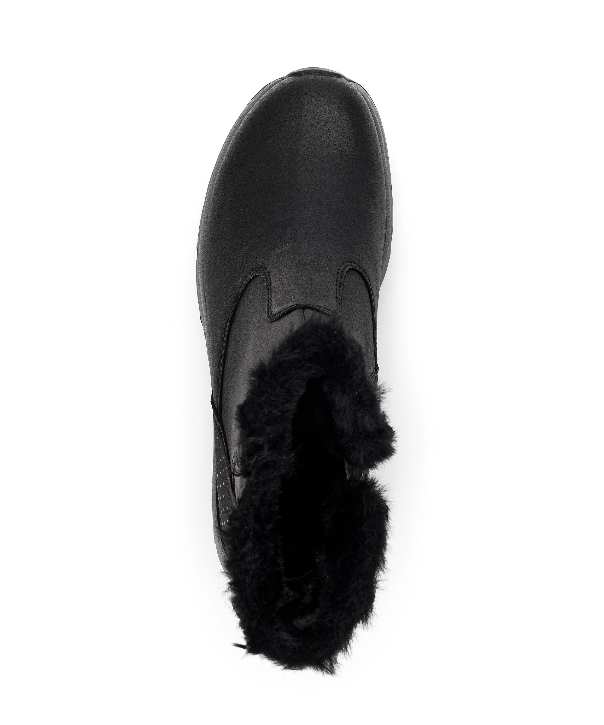 Bottines noires en cuir - Image 3