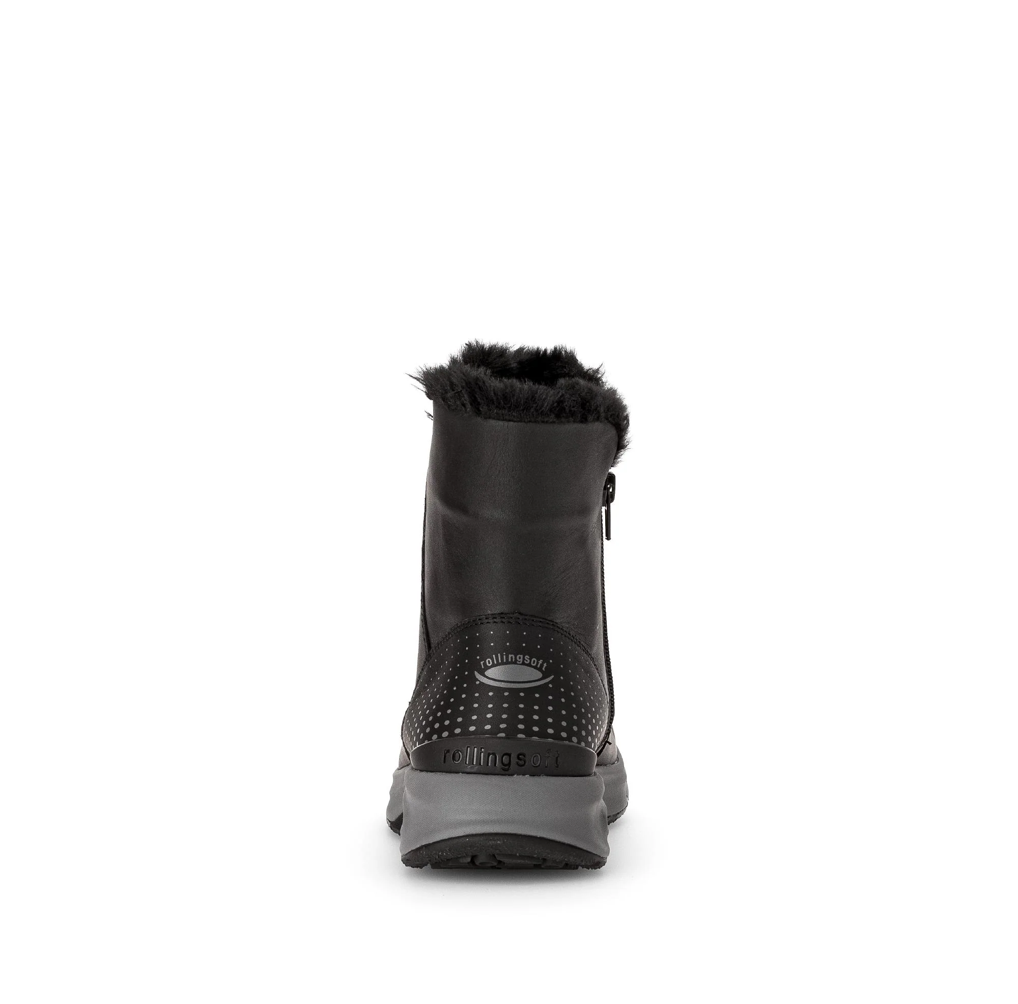 Bottines noires en cuir - Image 4