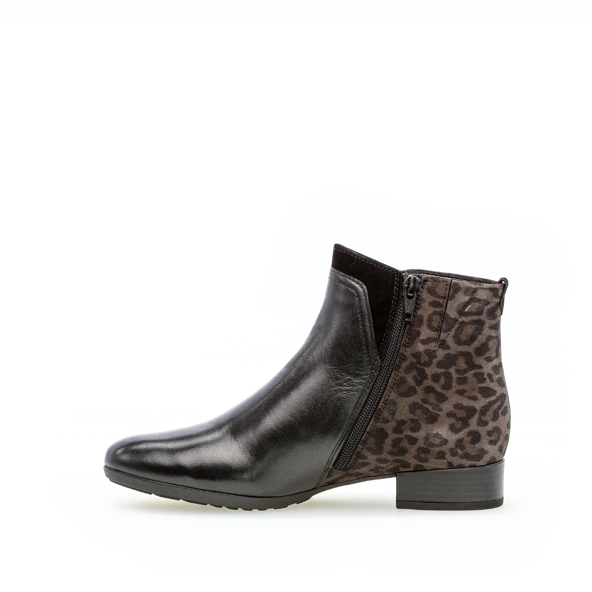 Bottines noires en cuir - Image 2