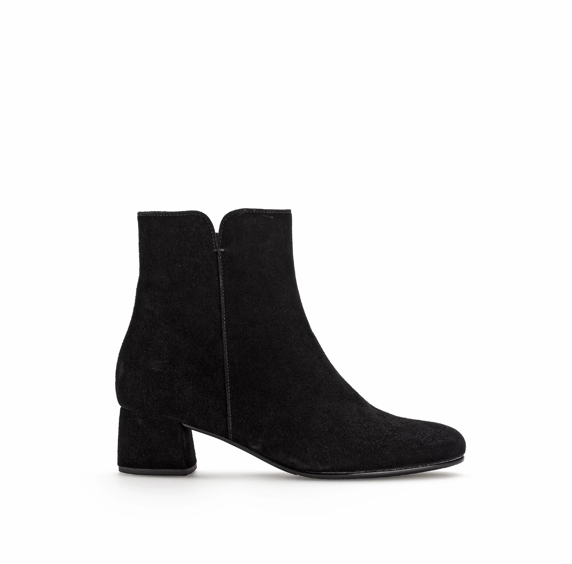Bottines noires en Nubuck