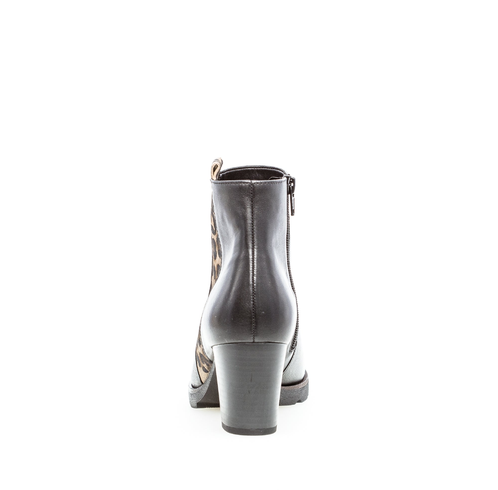 Bottines noires en cuir - Image 3