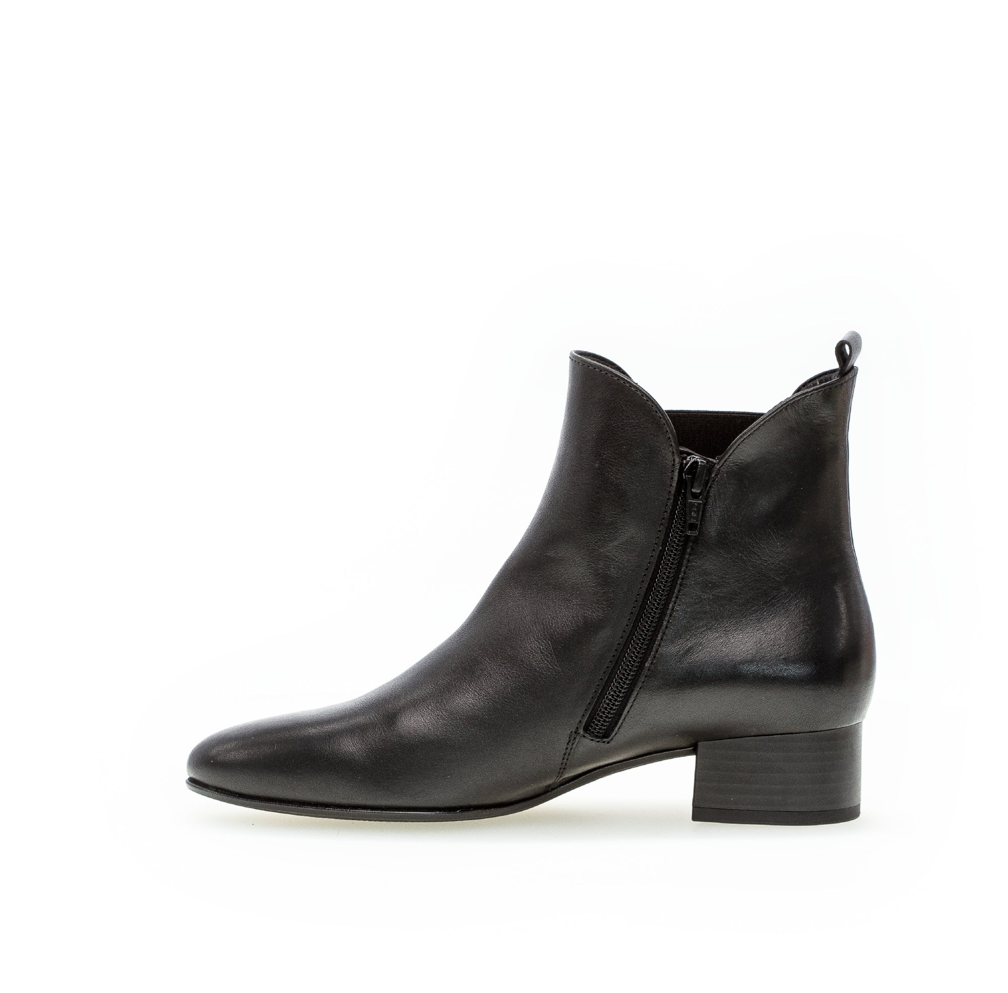 Bottines noires en cuir - Image 2