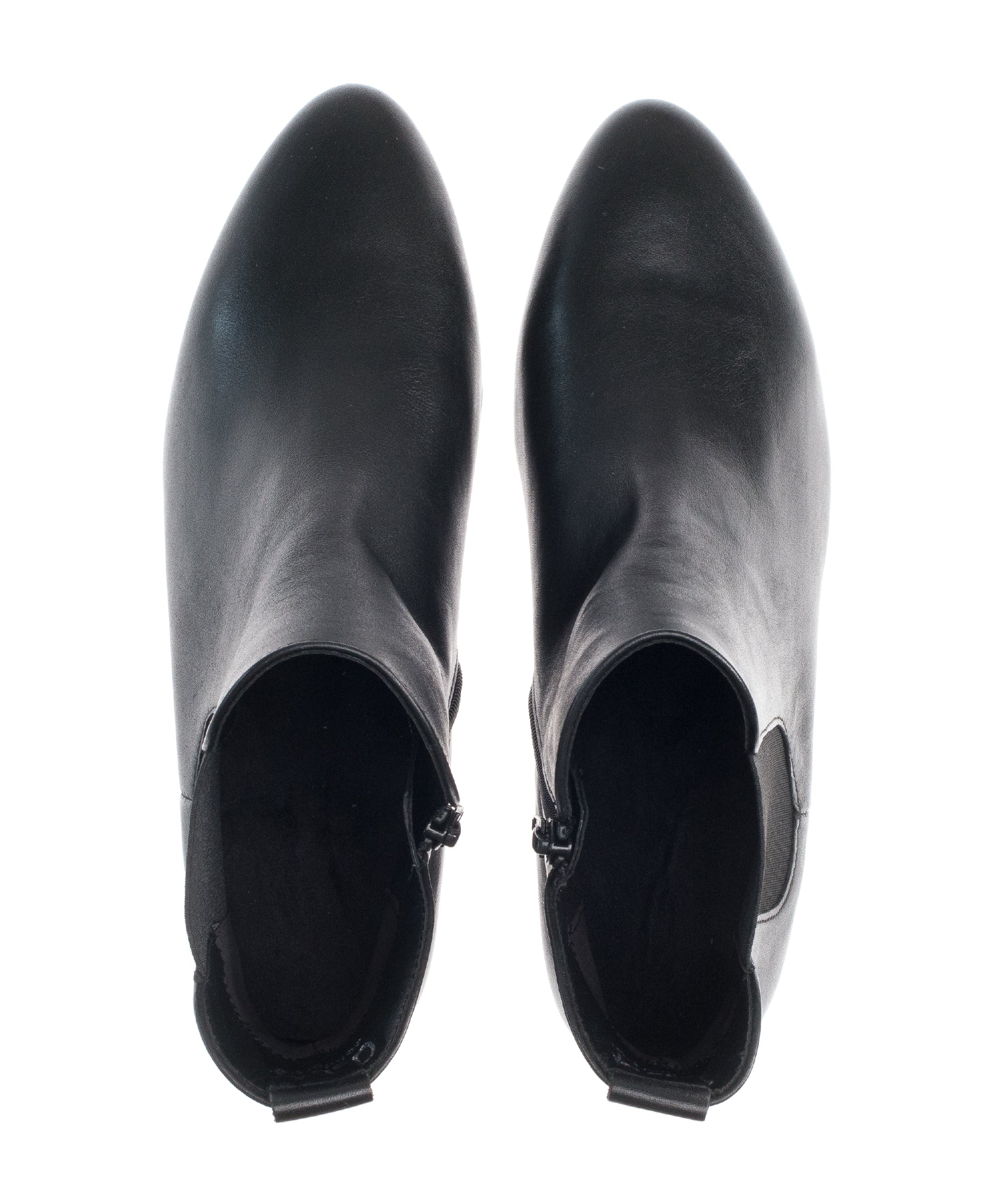 Bottines noires en cuir - Image 5