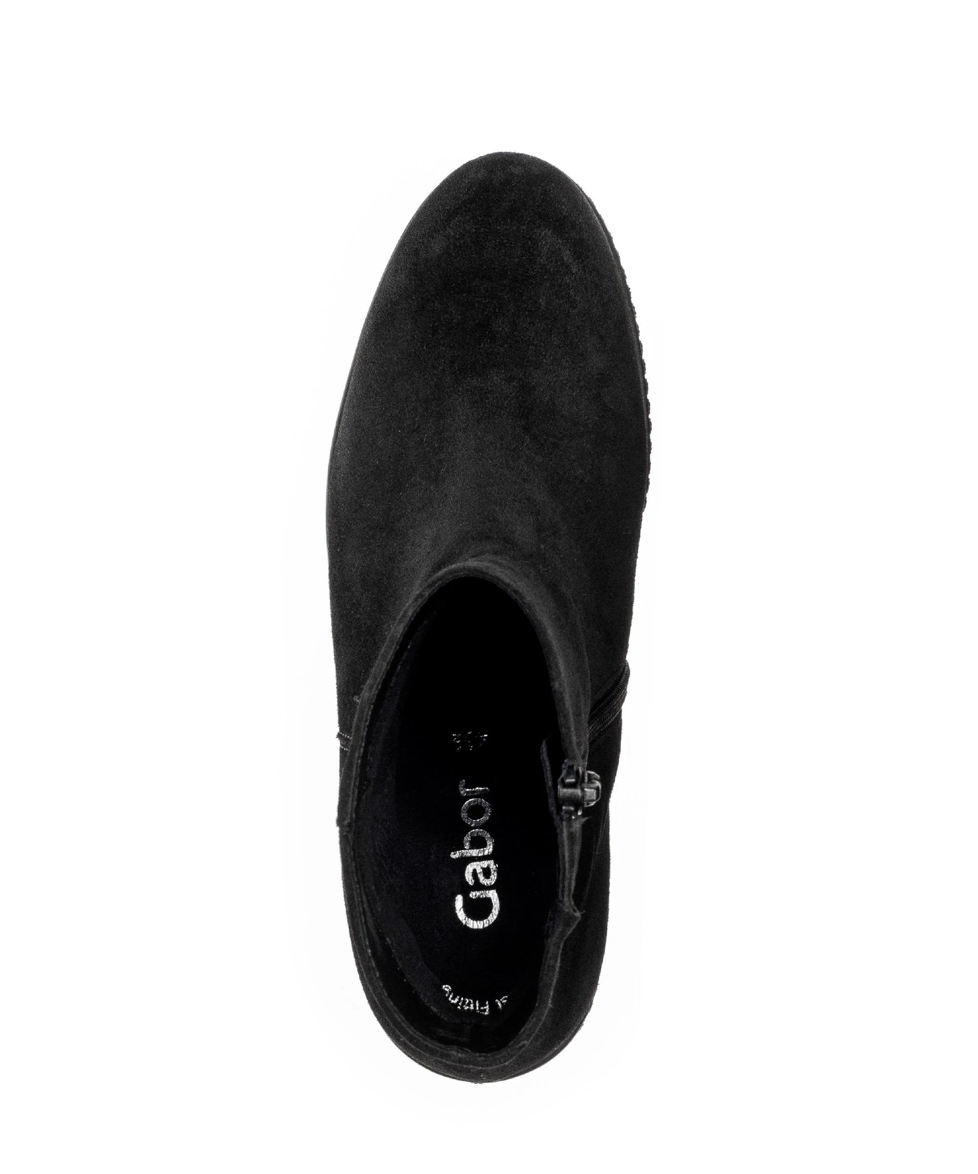 Bottines compensées noires en Nubuck - Image 3