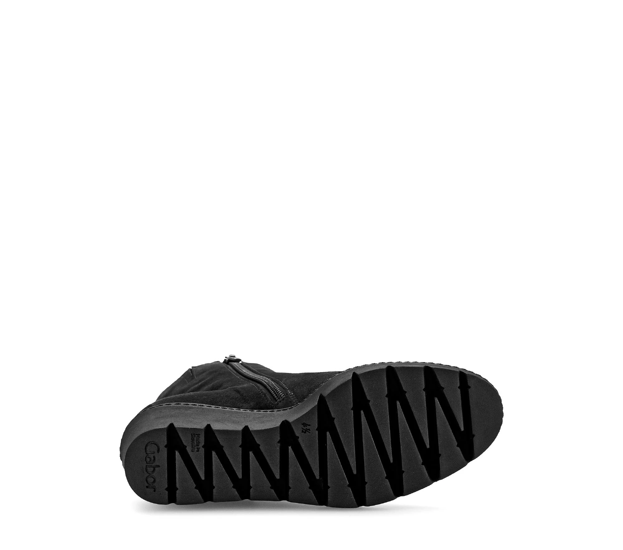 Bottines compensées noires en Nubuck - Image 7