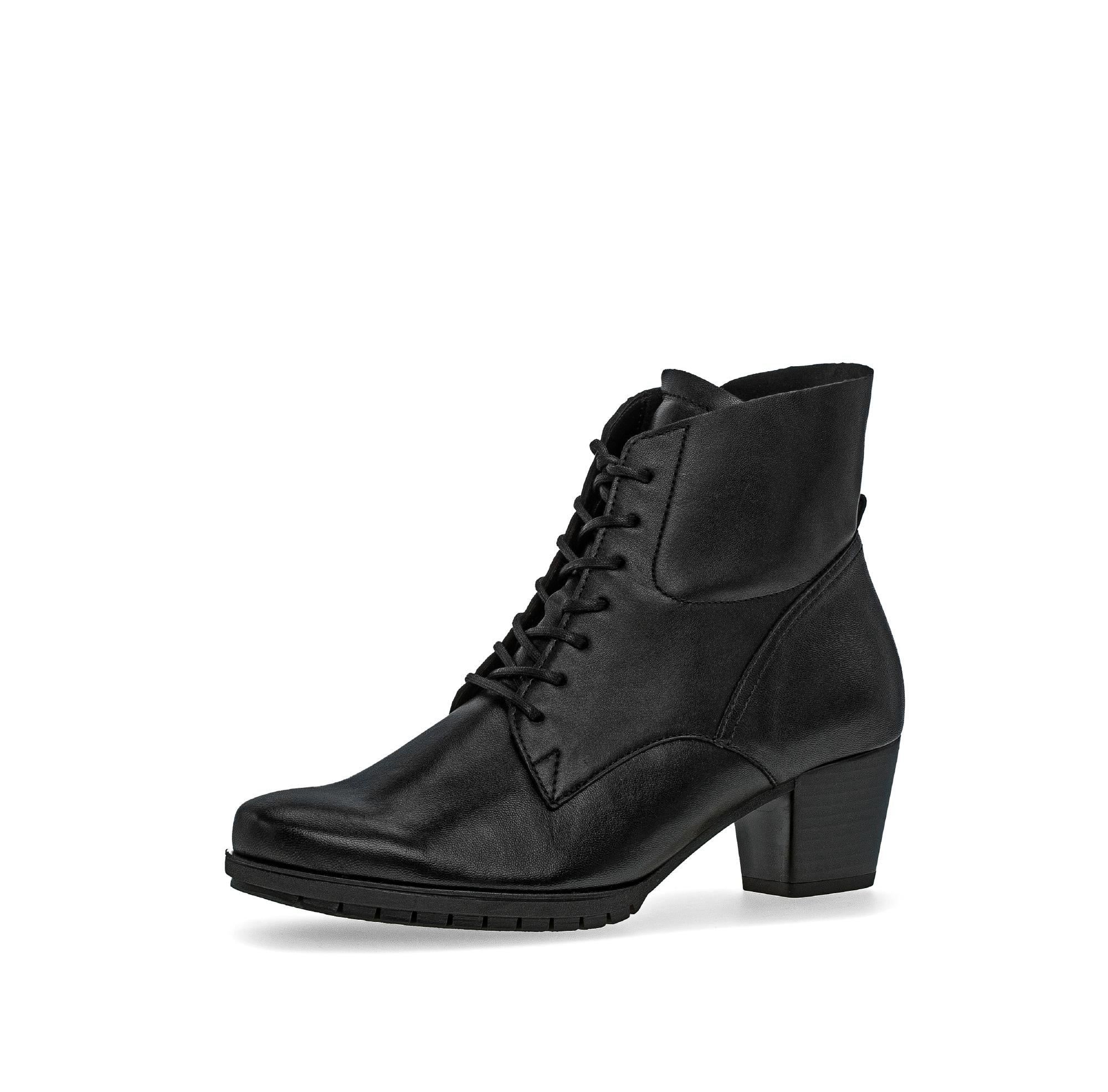 Bottines noires en cuir lisse - Image 6