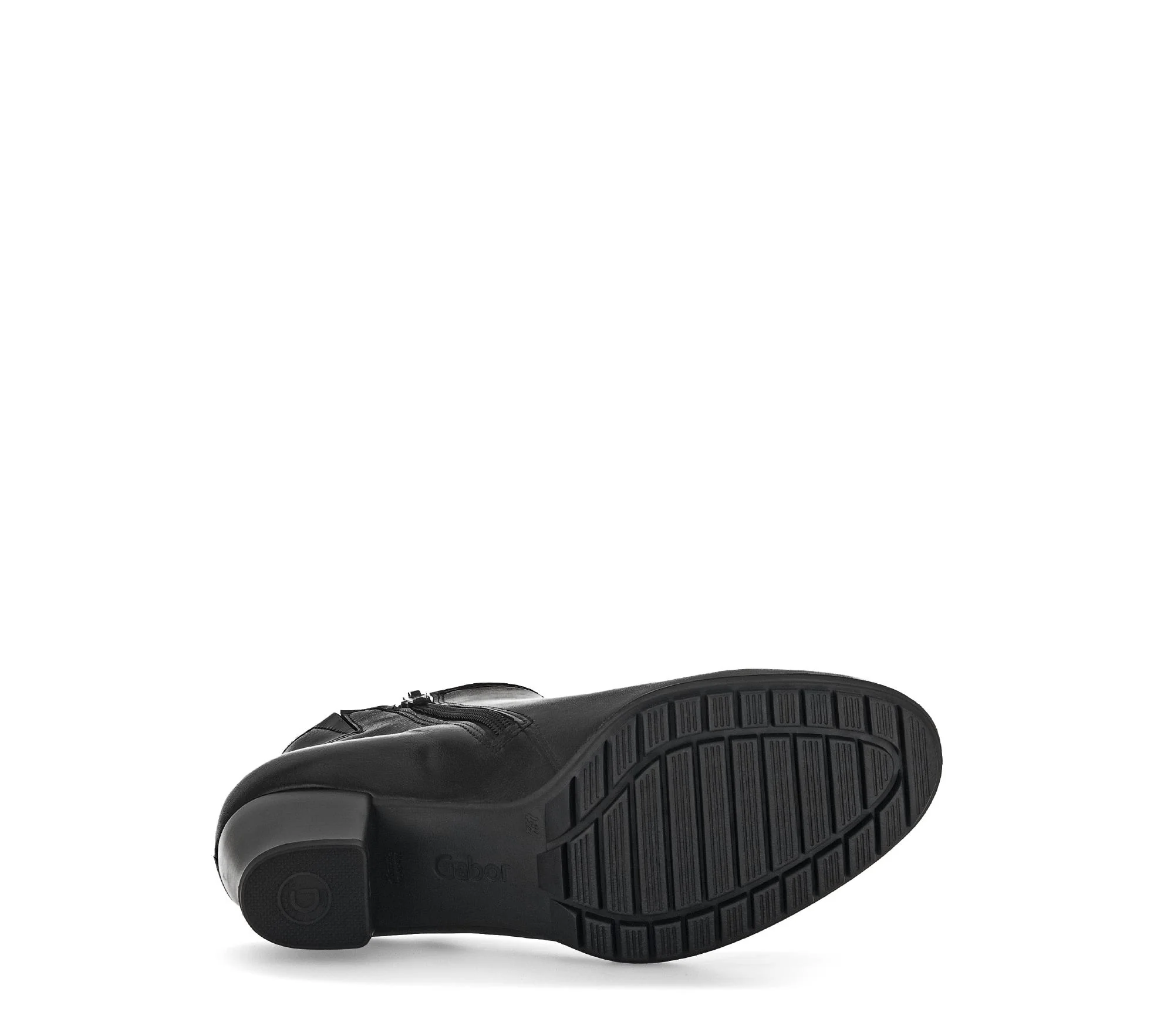 Bottines noires en cuir lisse - Image 7