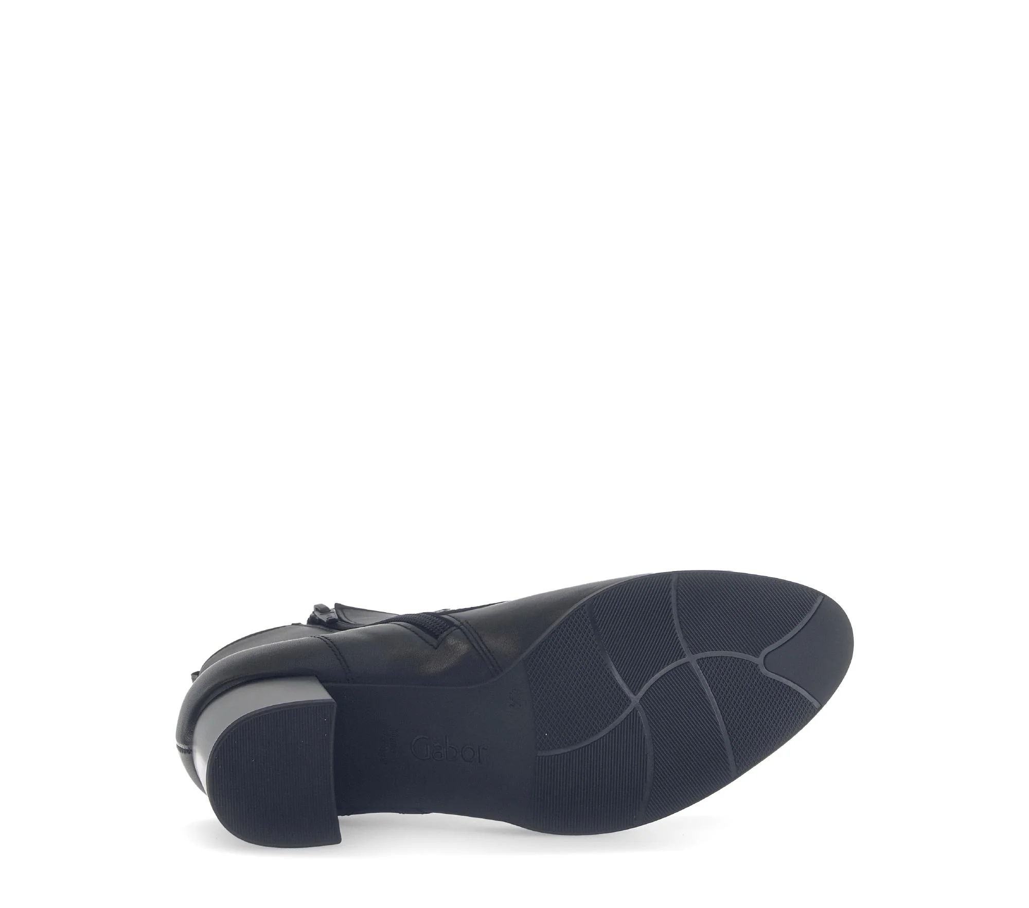 Bottines noires en cuir lisse - Image 7
