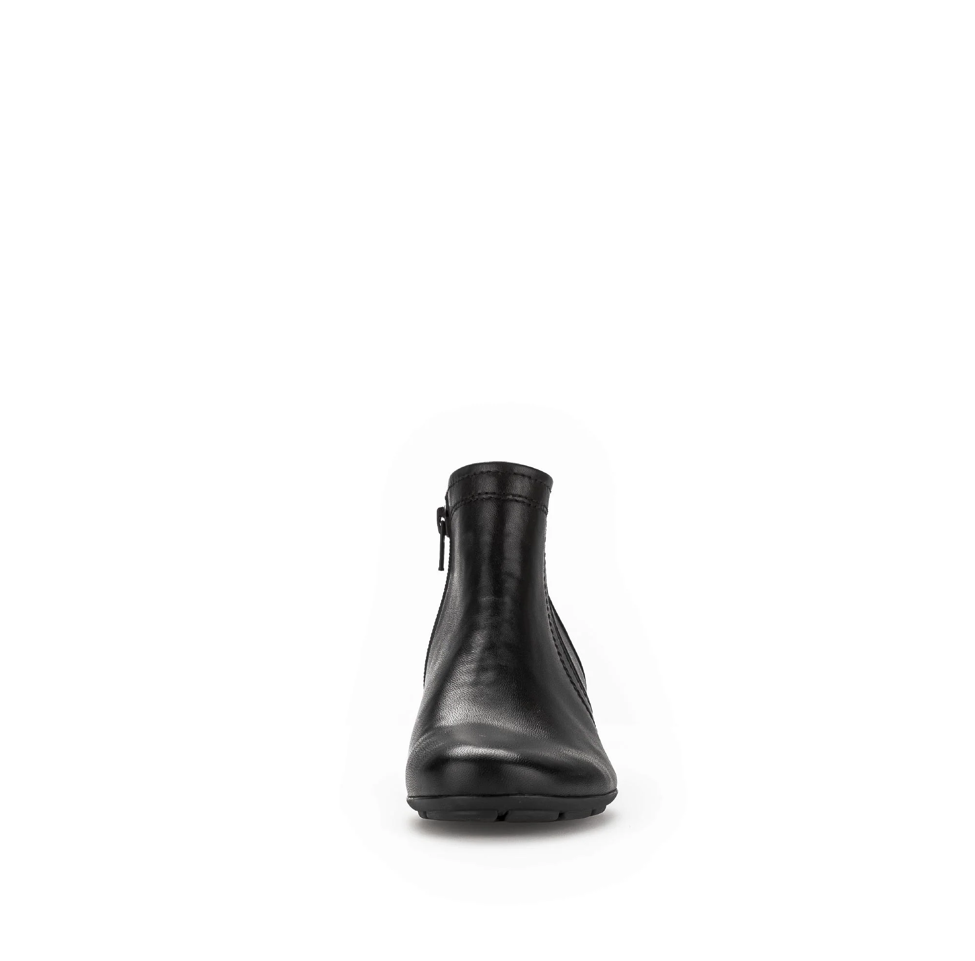 Bottines noires en cuir lisse - Image 5
