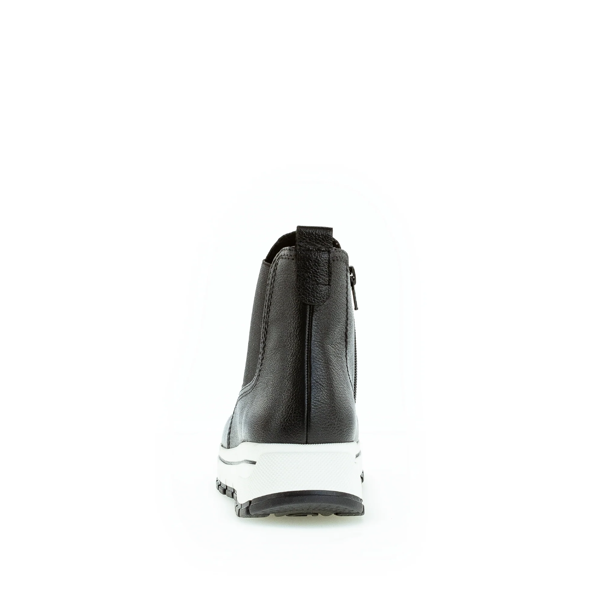 Bottines noires en cuir lisse - Image 5